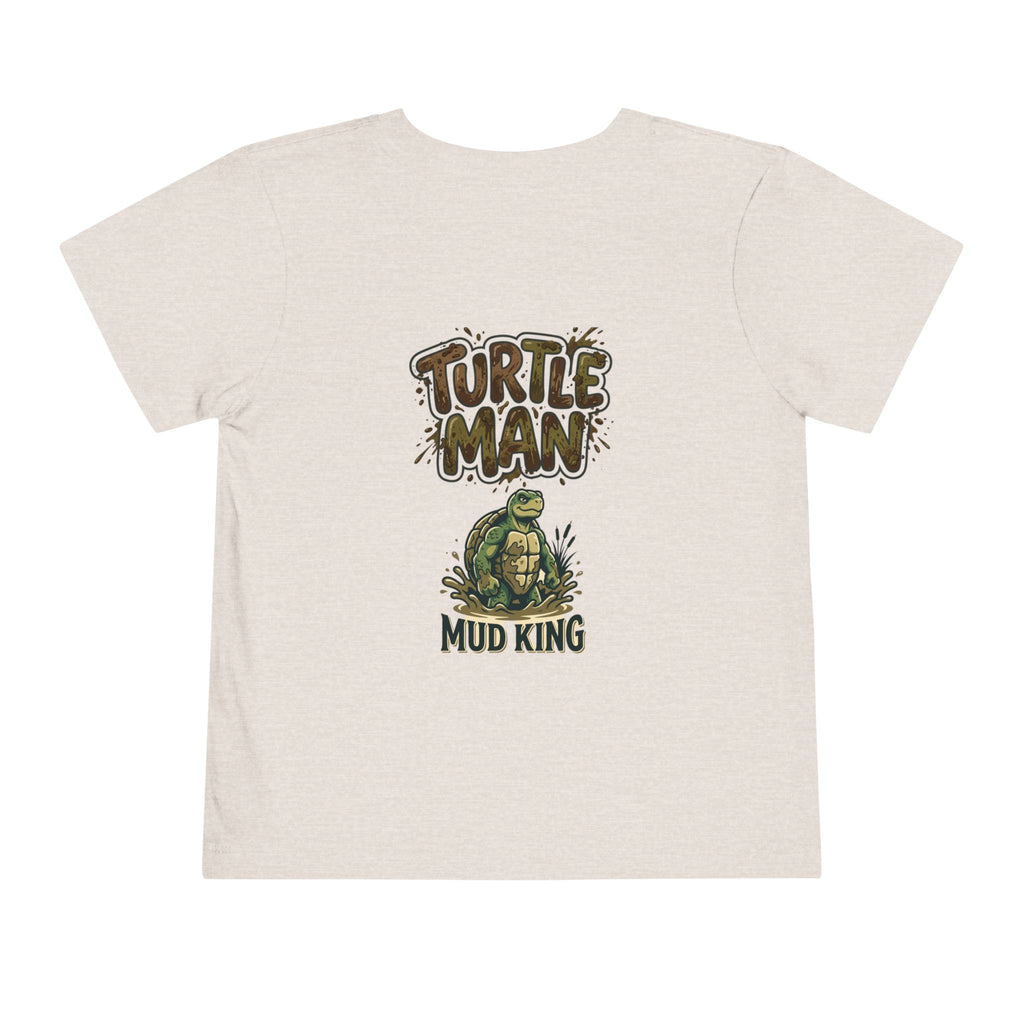 Toddler Tee — 'Turtle Man Mud King' Mud Truck Graphic