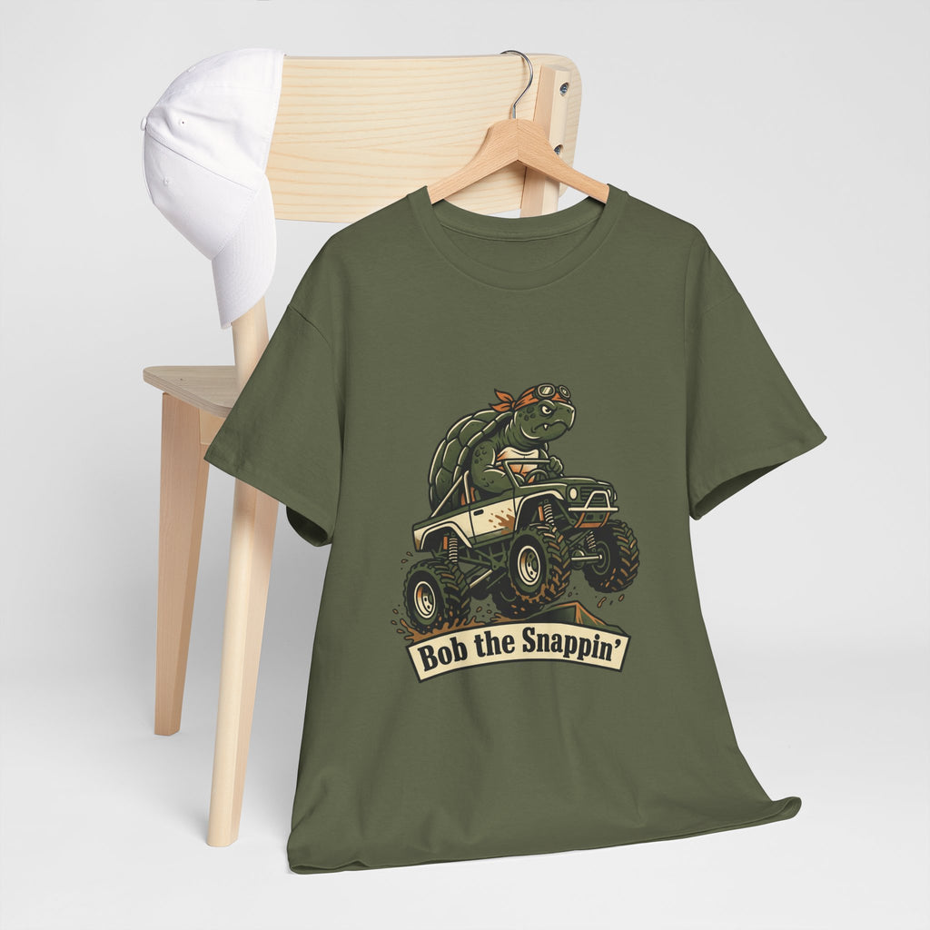 T-Shirt — "Bob the Snappin'" Turtle Monster Truck Graphic Tee
