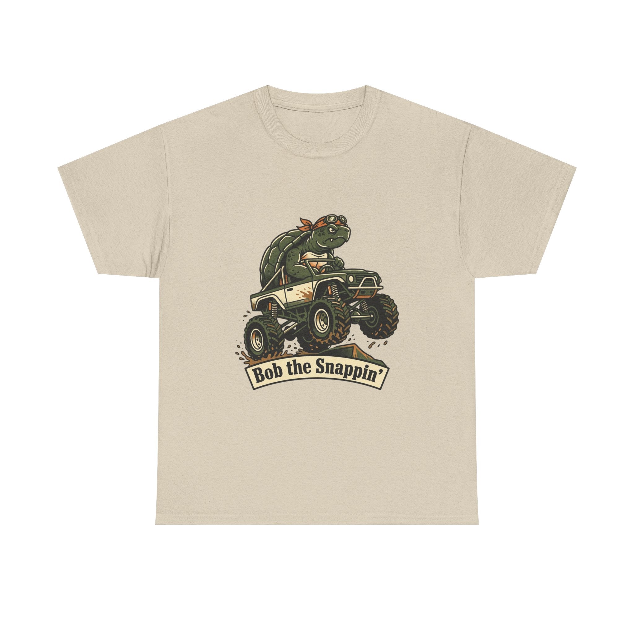 T-Shirt — "Bob the Snappin'" Turtle Monster Truck Graphic Tee