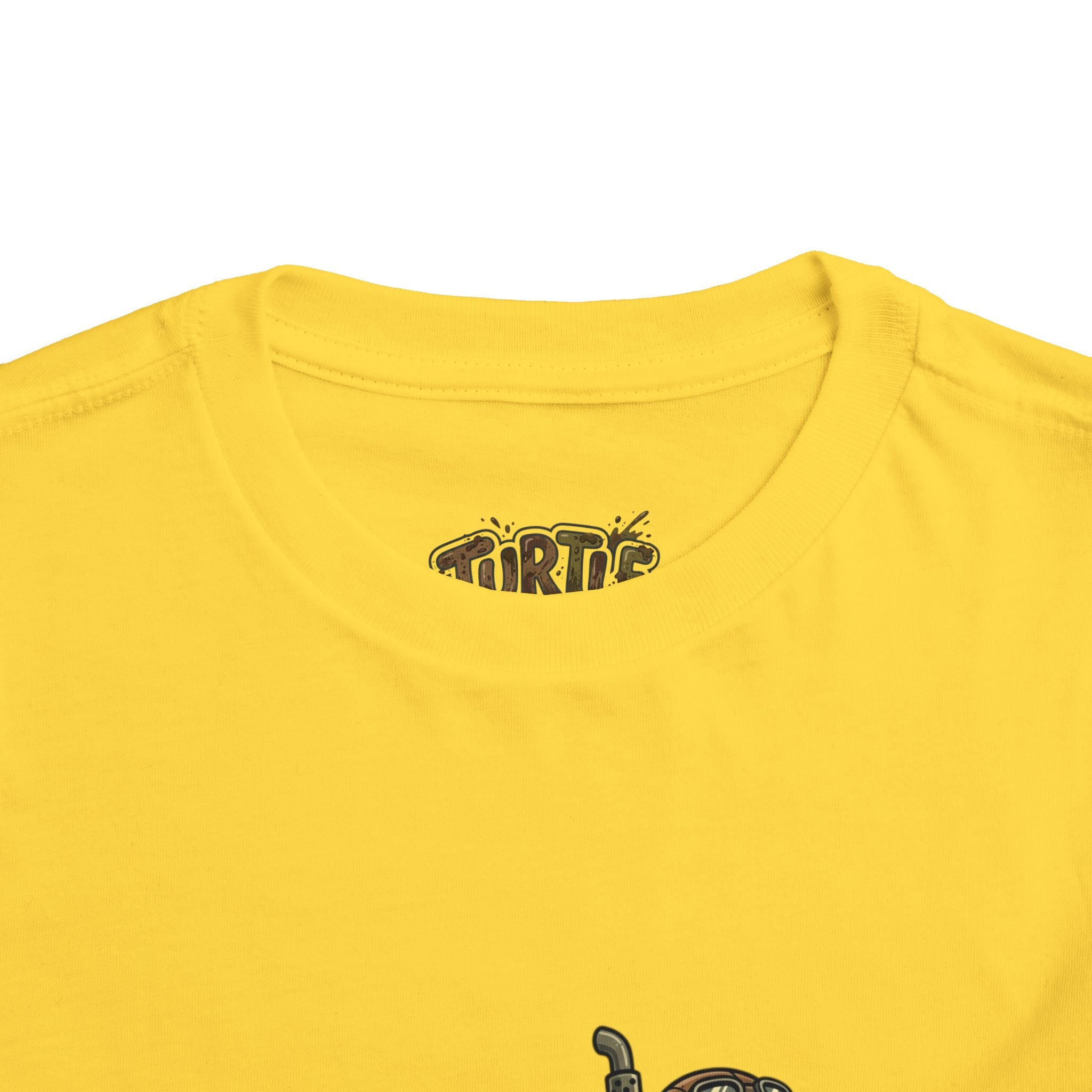 Toddler Tee — 'Turtle Man Mud King' Mud Truck Graphic