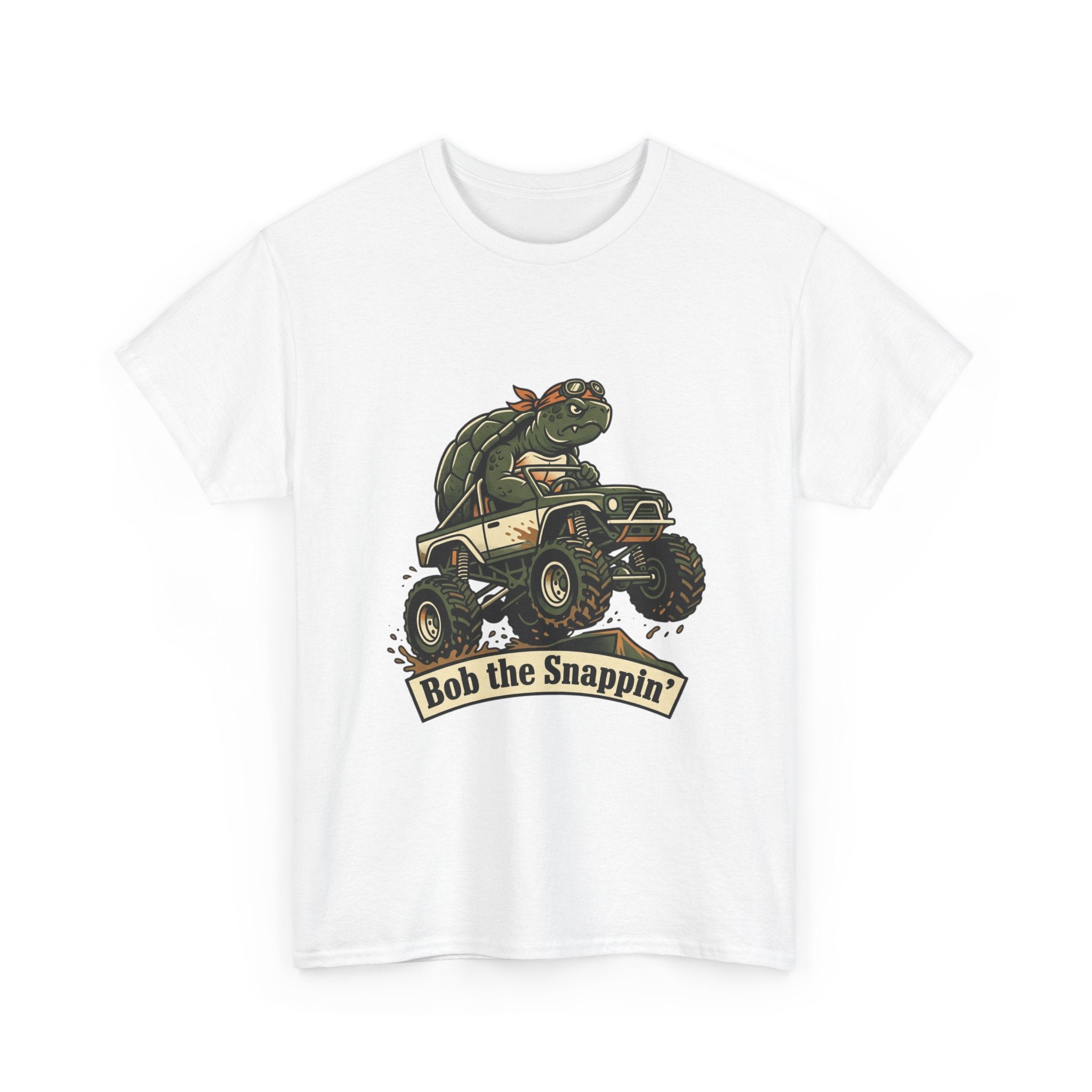 T-Shirt — "Bob the Snappin'" Turtle Monster Truck Graphic Tee