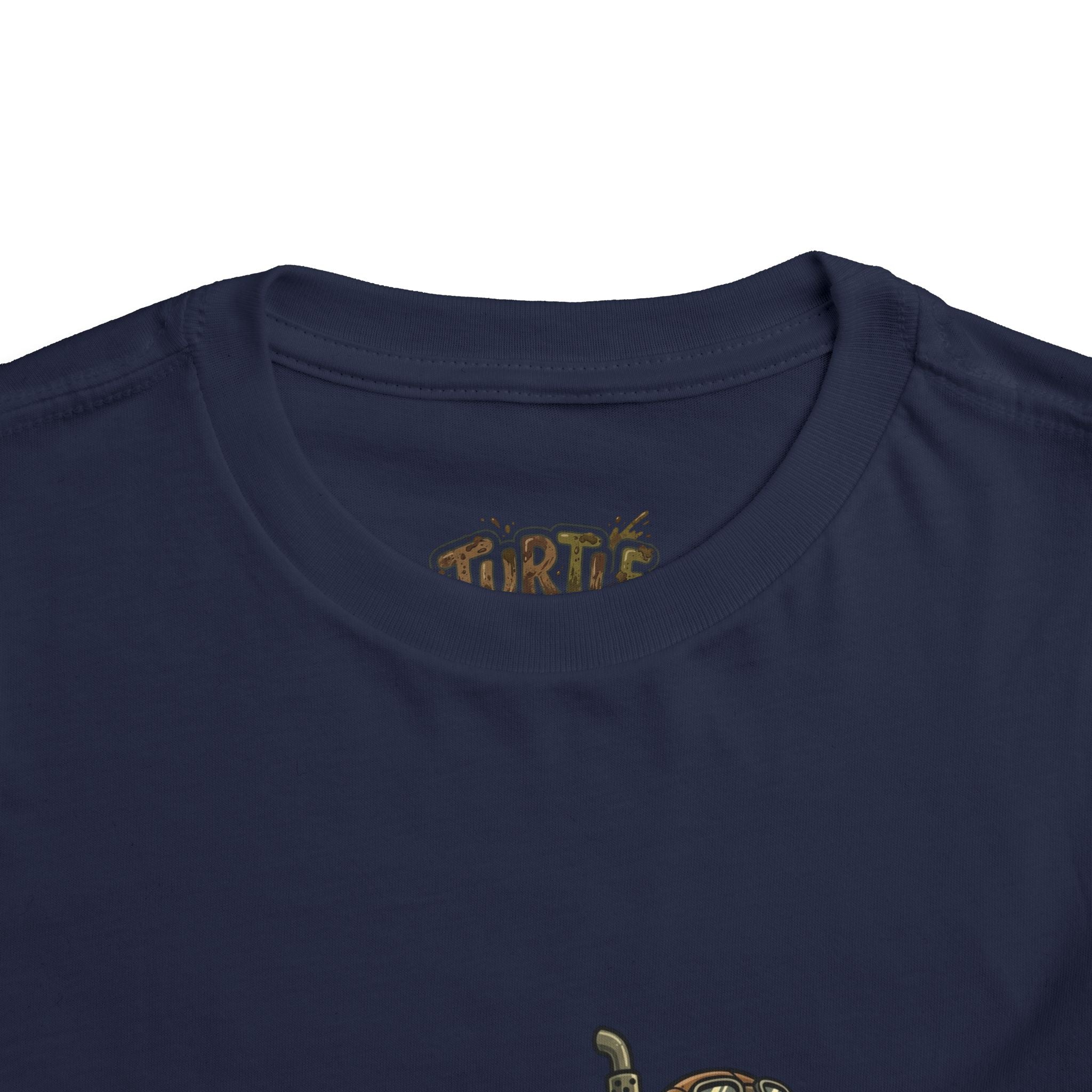 Toddler Tee — 'Turtle Man Mud King' Mud Truck Graphic