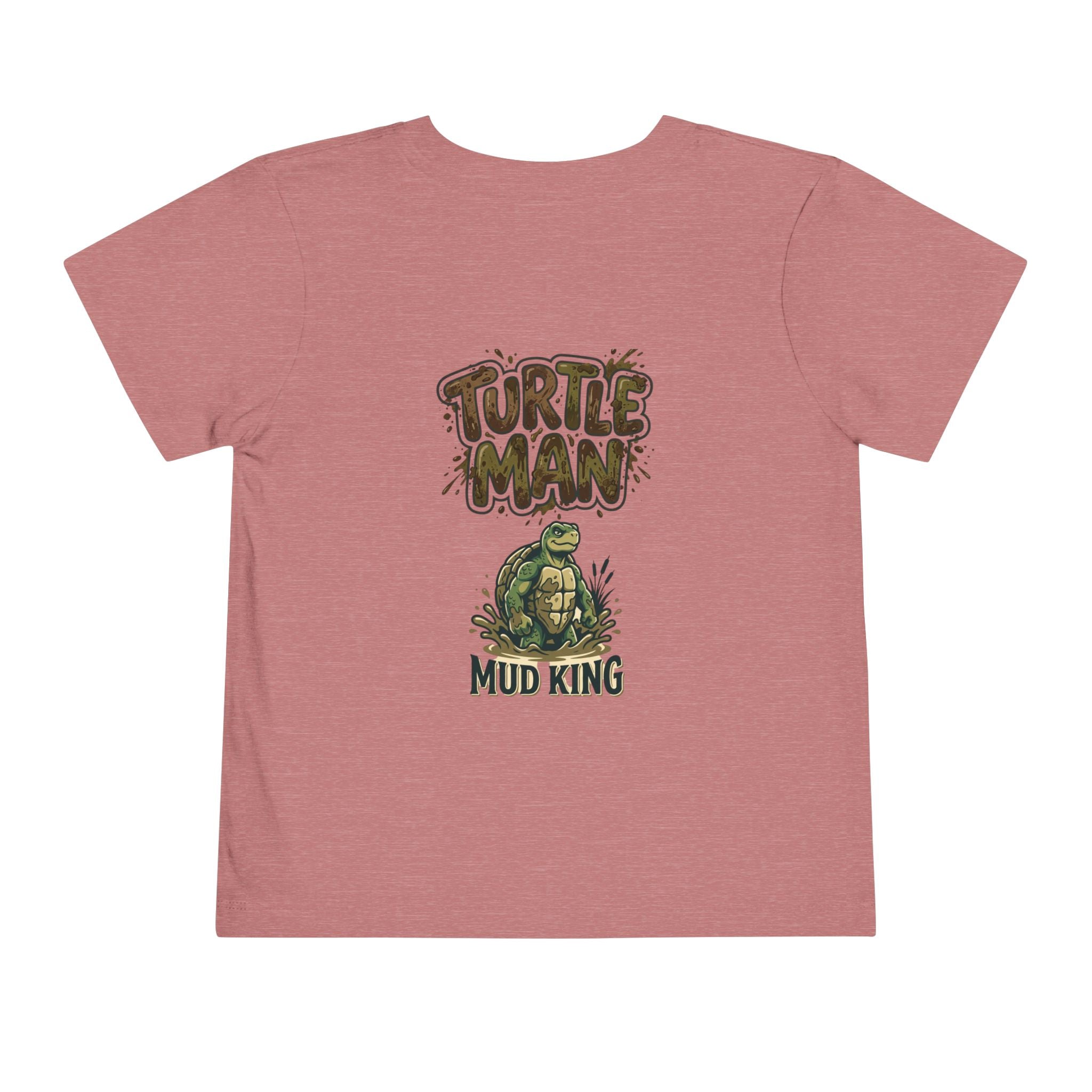 Toddler Tee — 'Turtle Man Mud King' Mud Truck Graphic