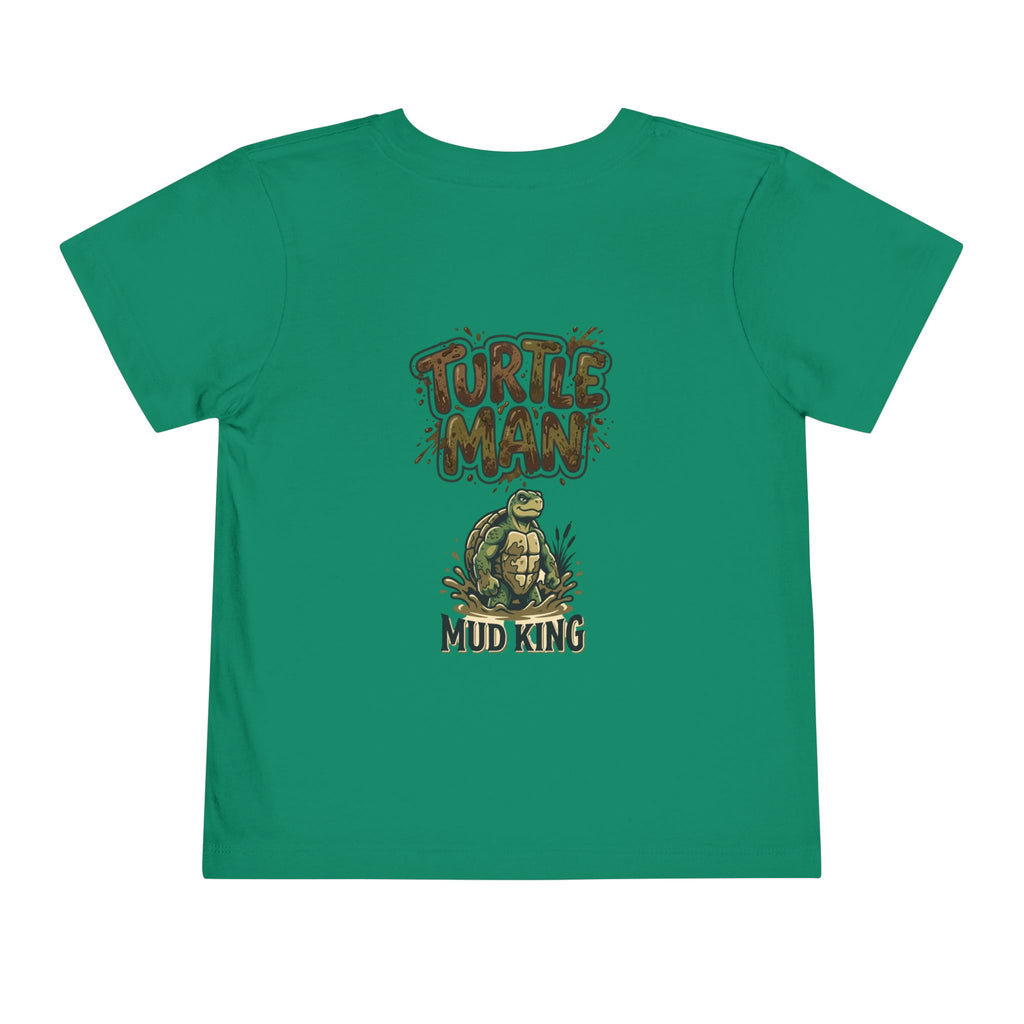 Toddler Tee — 'Turtle Man Mud King' Mud Truck Graphic