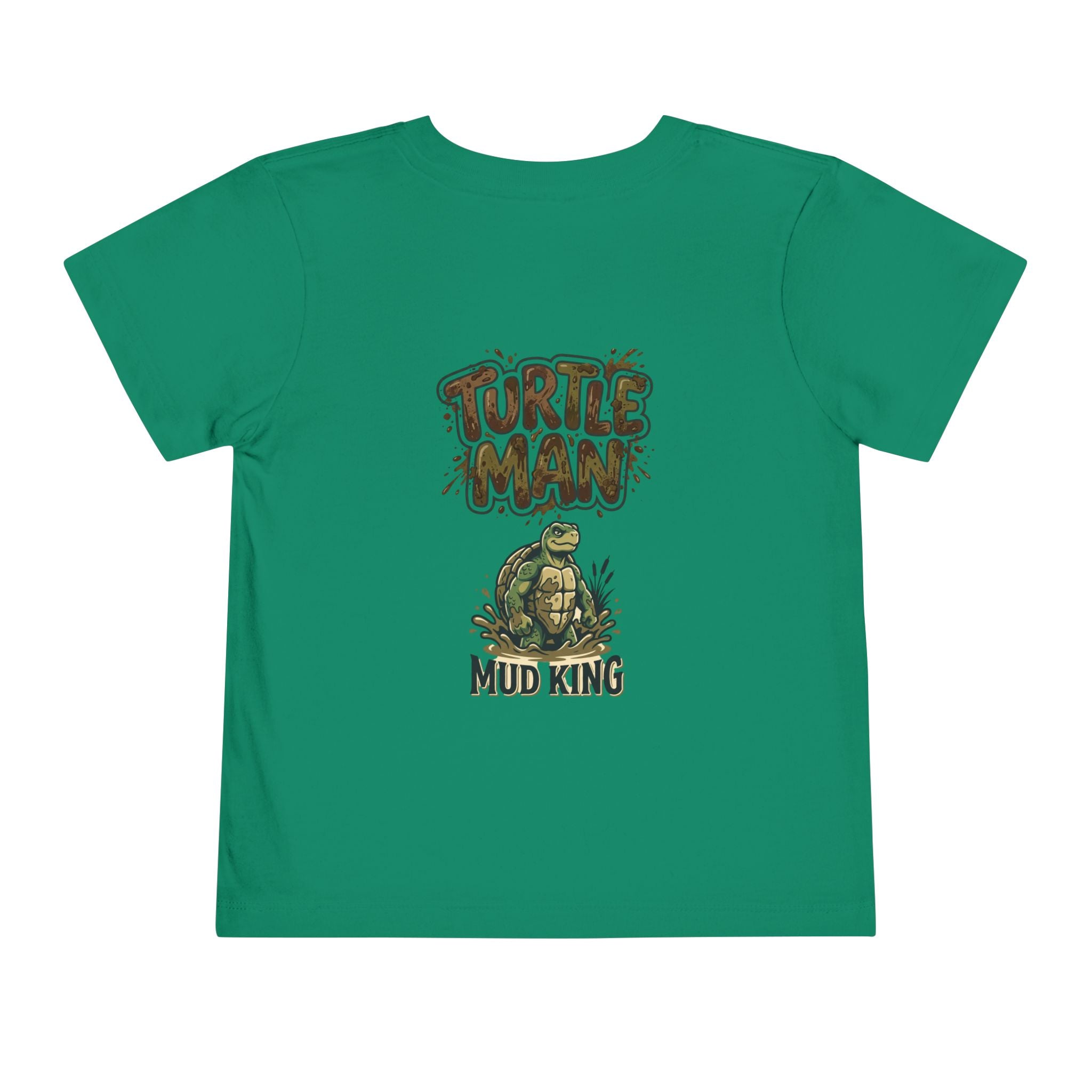 Toddler Tee — 'Turtle Man Mud King' Mud Truck Graphic