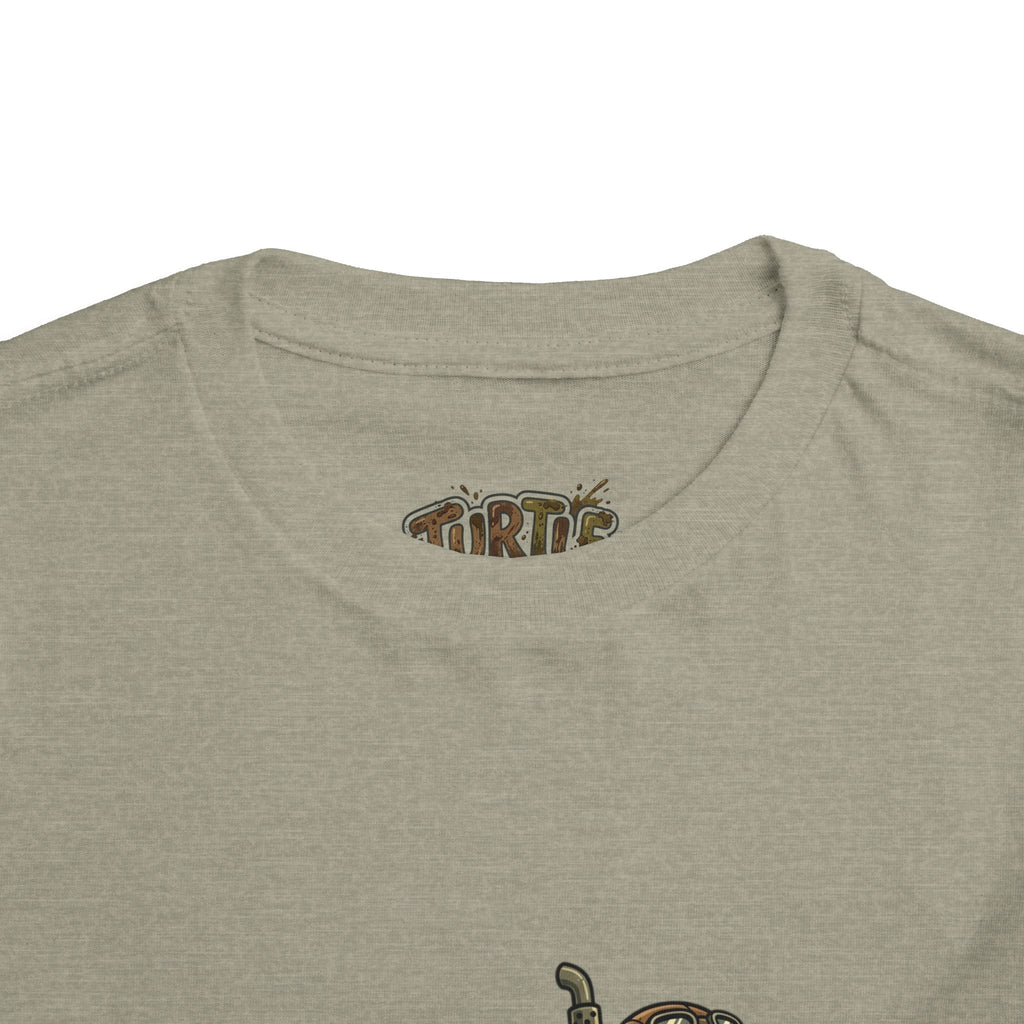 Toddler Tee — 'Turtle Man Mud King' Mud Truck Graphic
