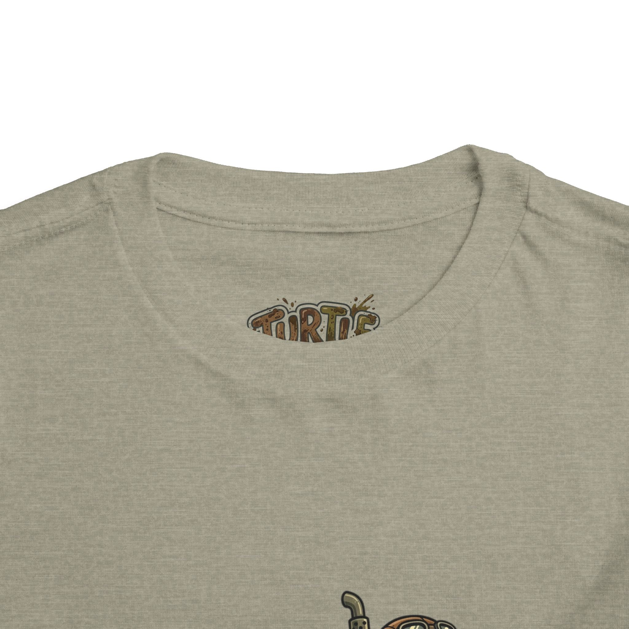 Toddler Tee — 'Turtle Man Mud King' Mud Truck Graphic