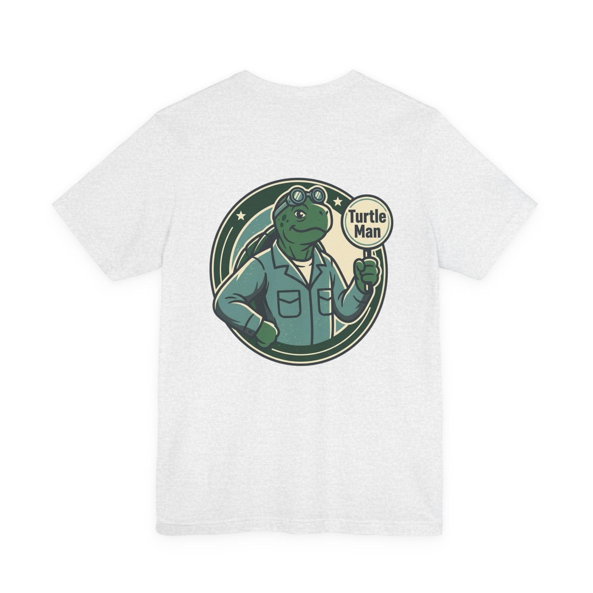 Turtle Graphic Tee — 'Show Me Your Boobs' Retro Truck Front & 'Turtle Man' Back Shirt