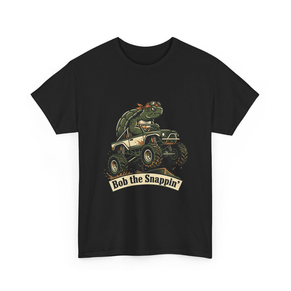 T-Shirt — "Bob the Snappin'" Turtle Monster Truck Graphic Tee