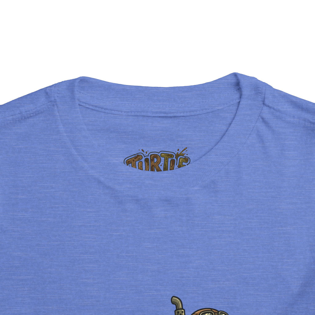 Toddler Tee — 'Turtle Man Mud King' Mud Truck Graphic