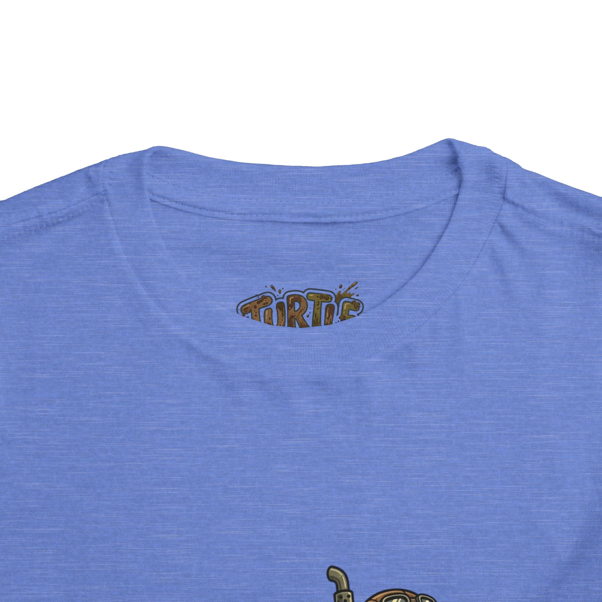 Toddler Tee — 'Turtle Man Mud King' Mud Truck Graphic