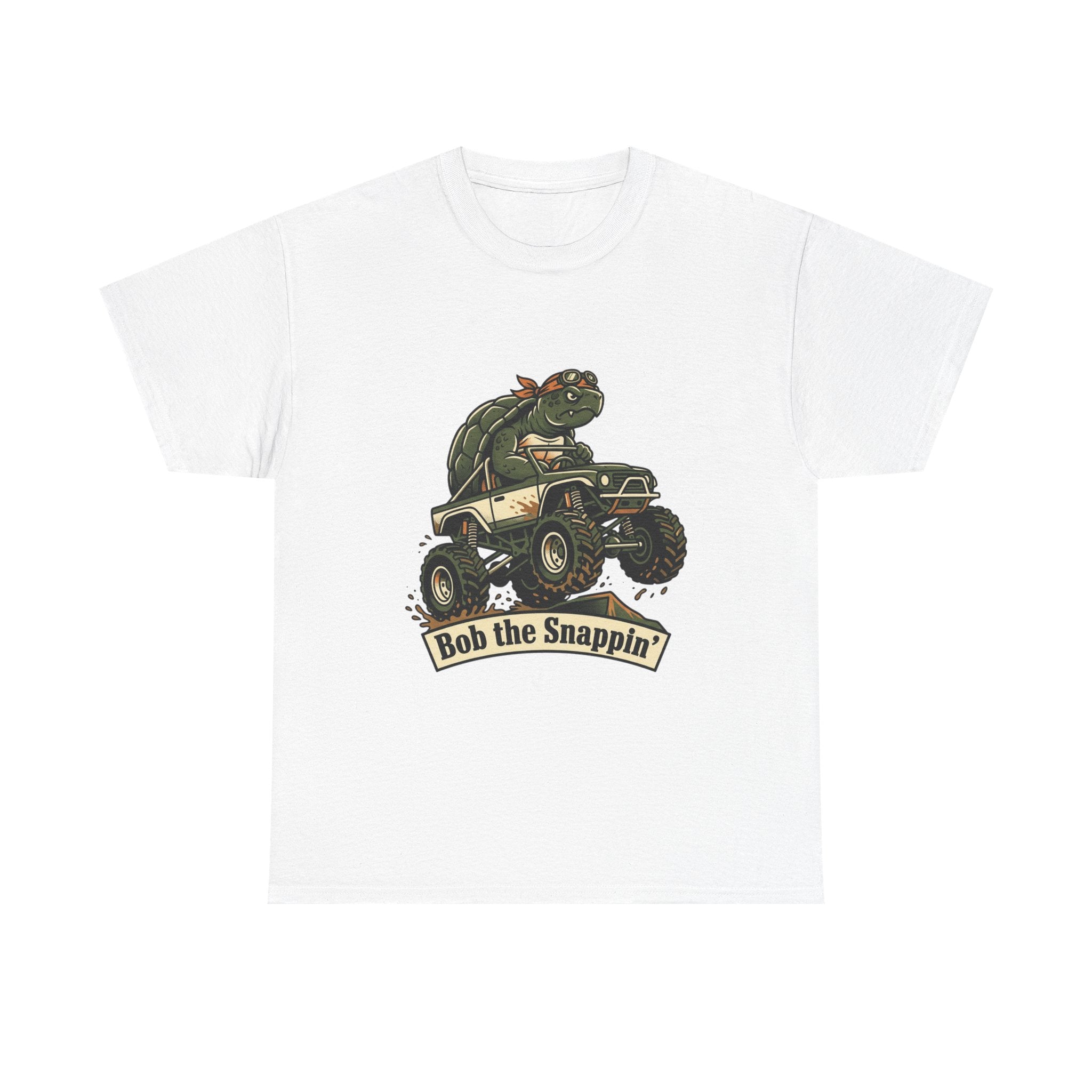 T-Shirt — "Bob the Snappin'" Turtle Monster Truck Graphic Tee
