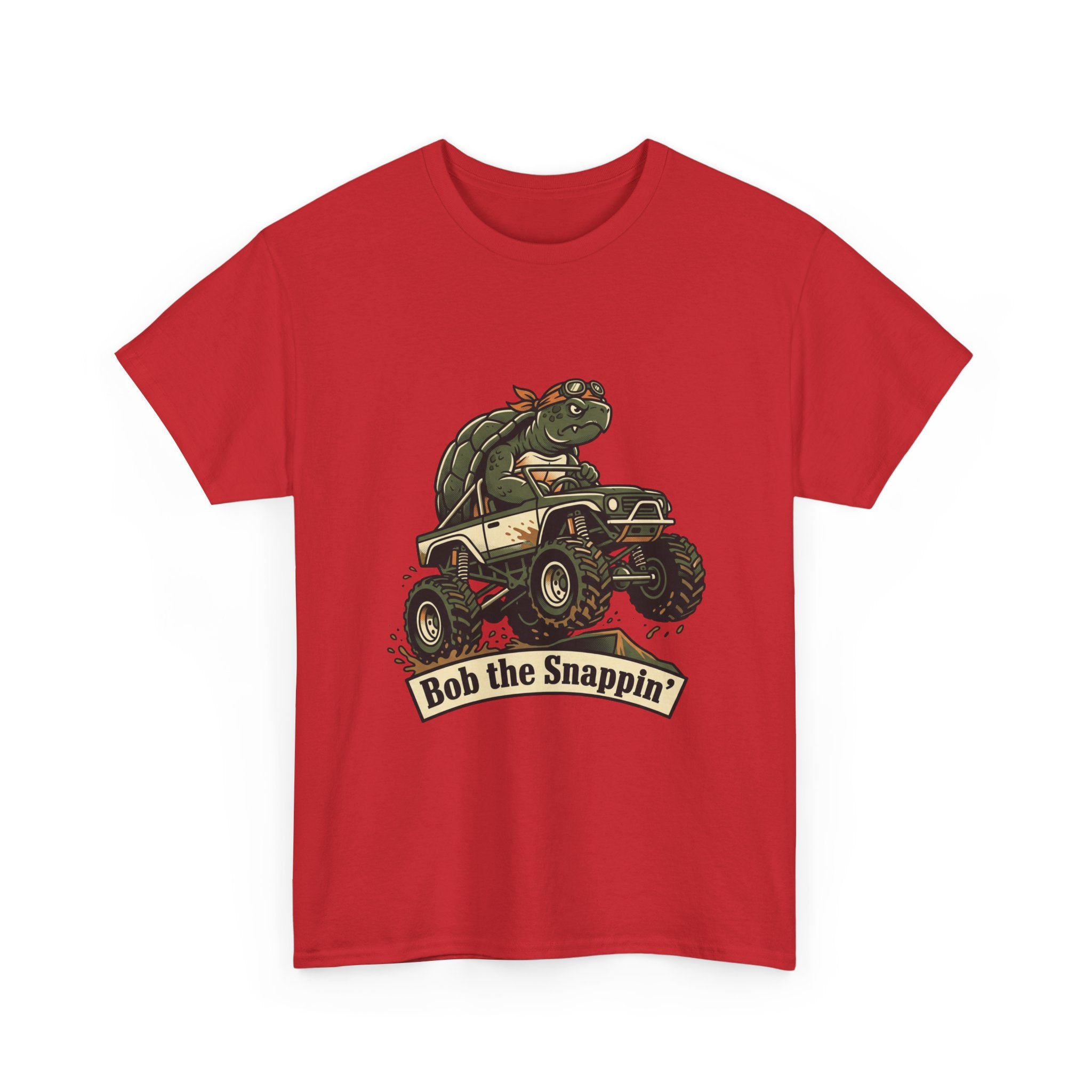 T-Shirt — "Bob the Snappin'" Turtle Monster Truck Graphic Tee