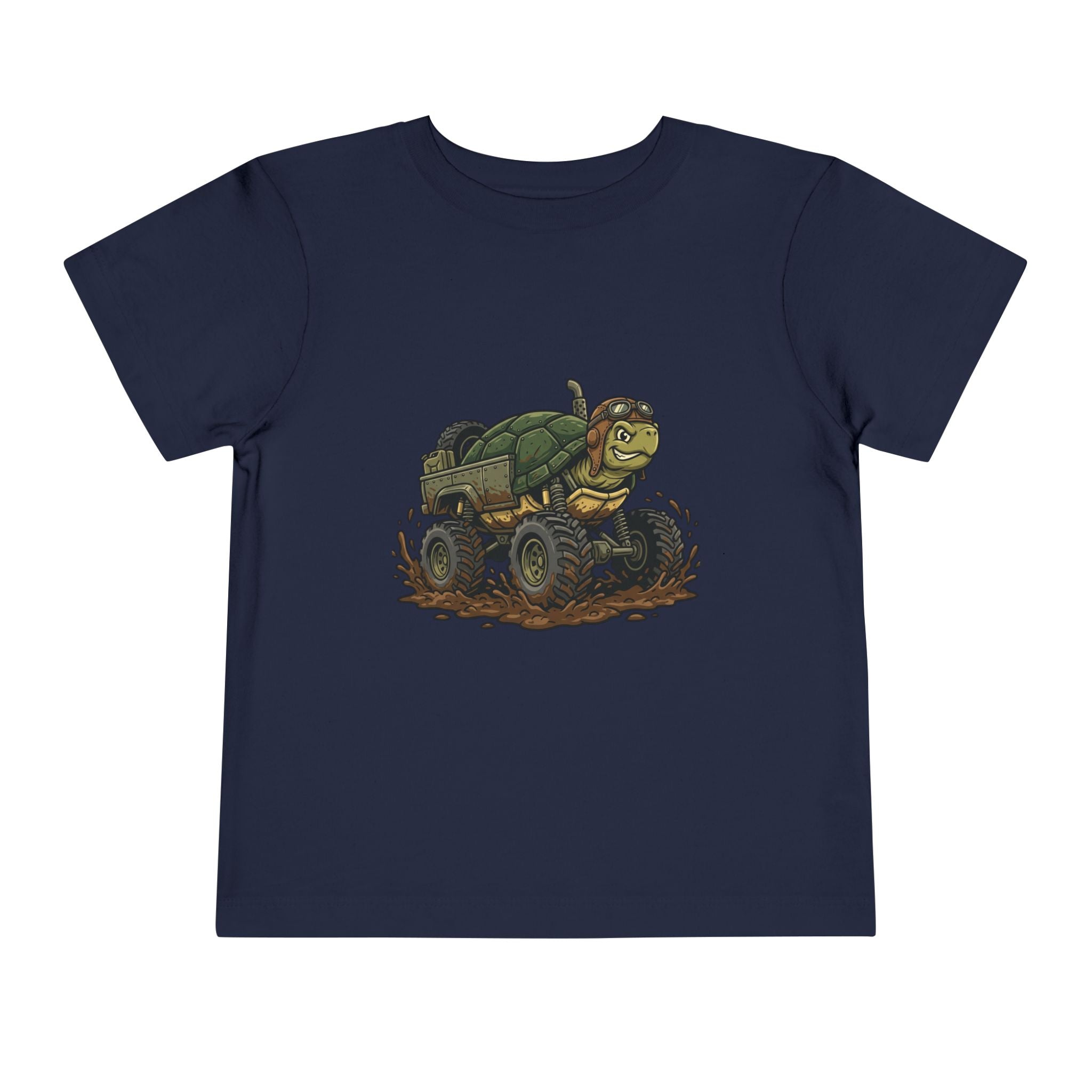 Toddler Tee — 'Turtle Man Mud King' Mud Truck Graphic