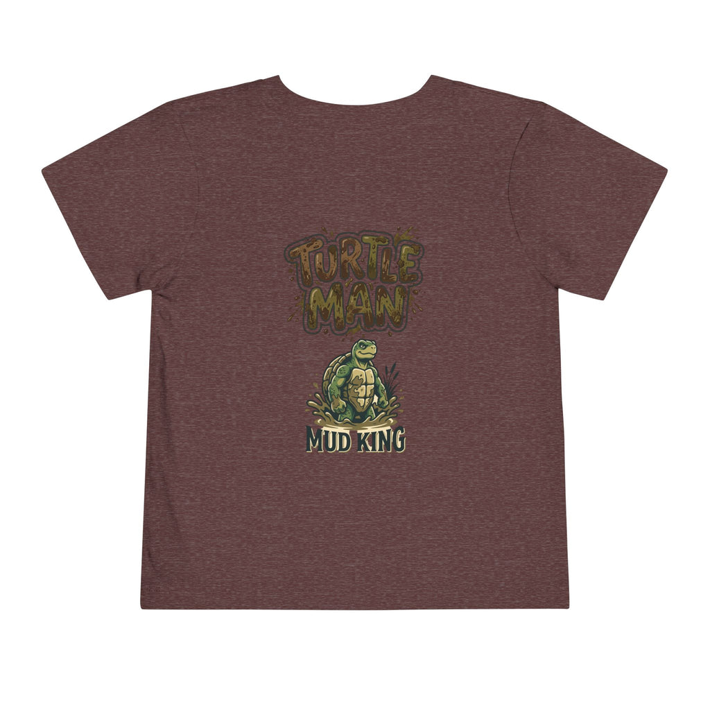 Toddler Tee — 'Turtle Man Mud King' Mud Truck Graphic