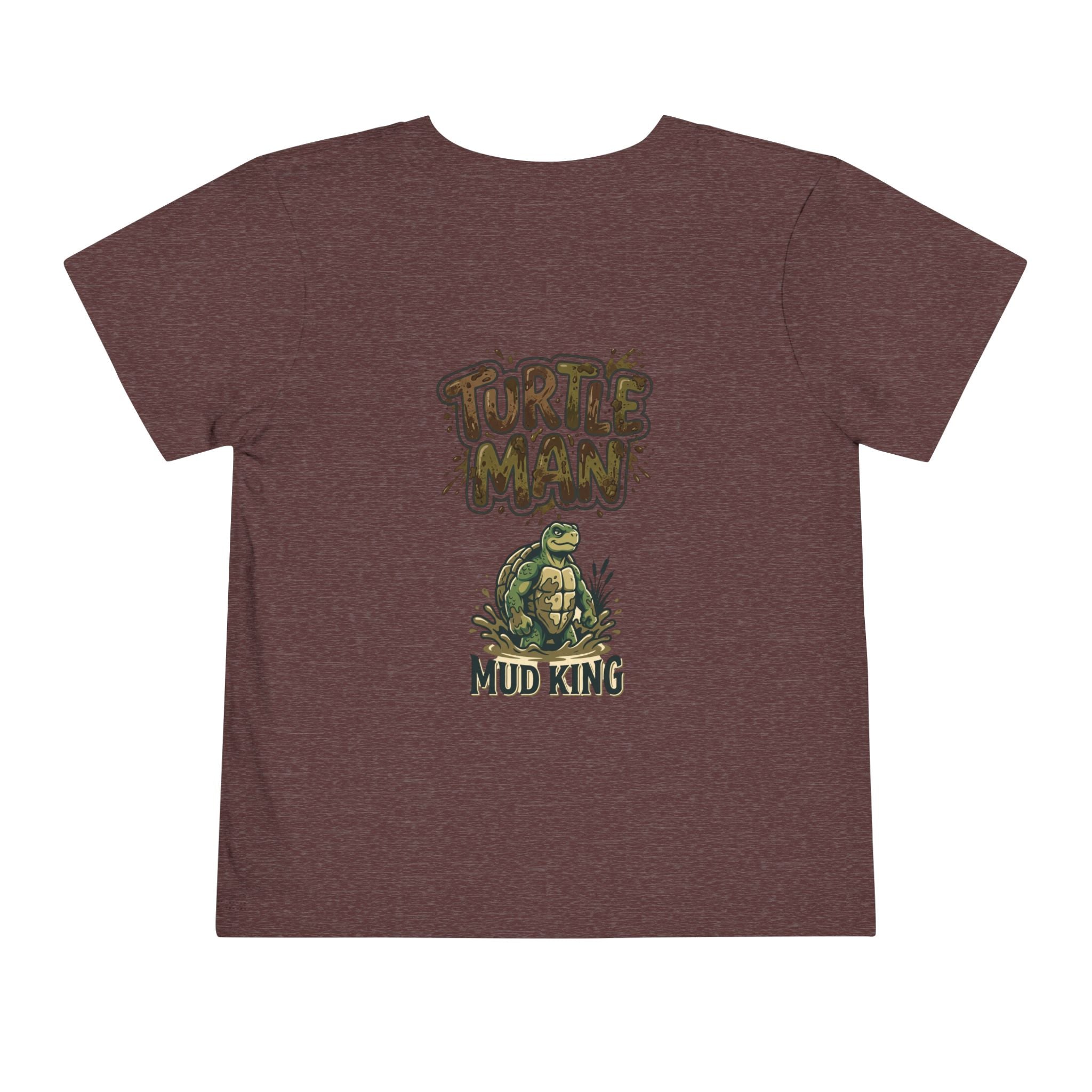 Toddler Tee — 'Turtle Man Mud King' Mud Truck Graphic