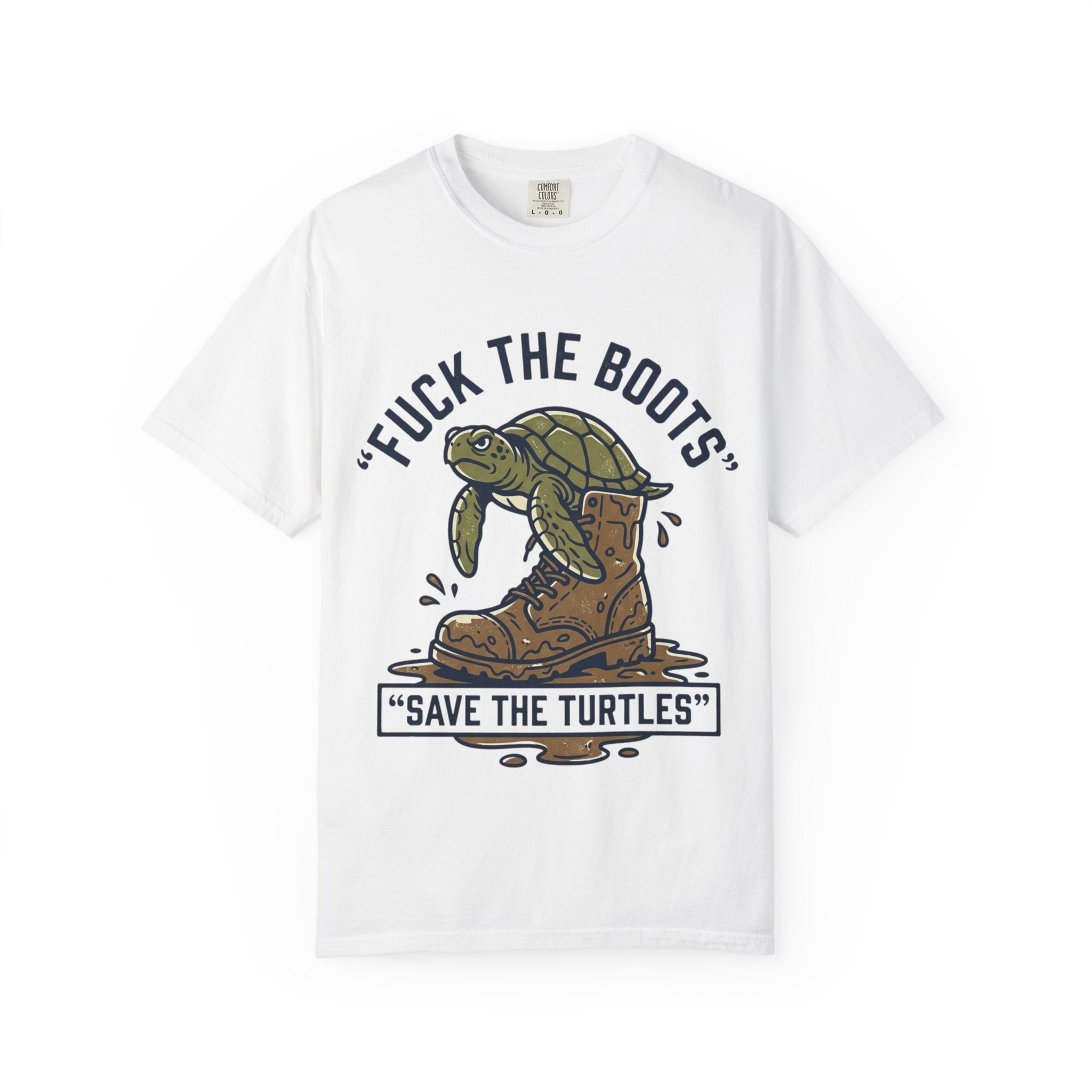 Save the Turtles Graphic Tee — "Turtle Man" Environmental T-Shirt