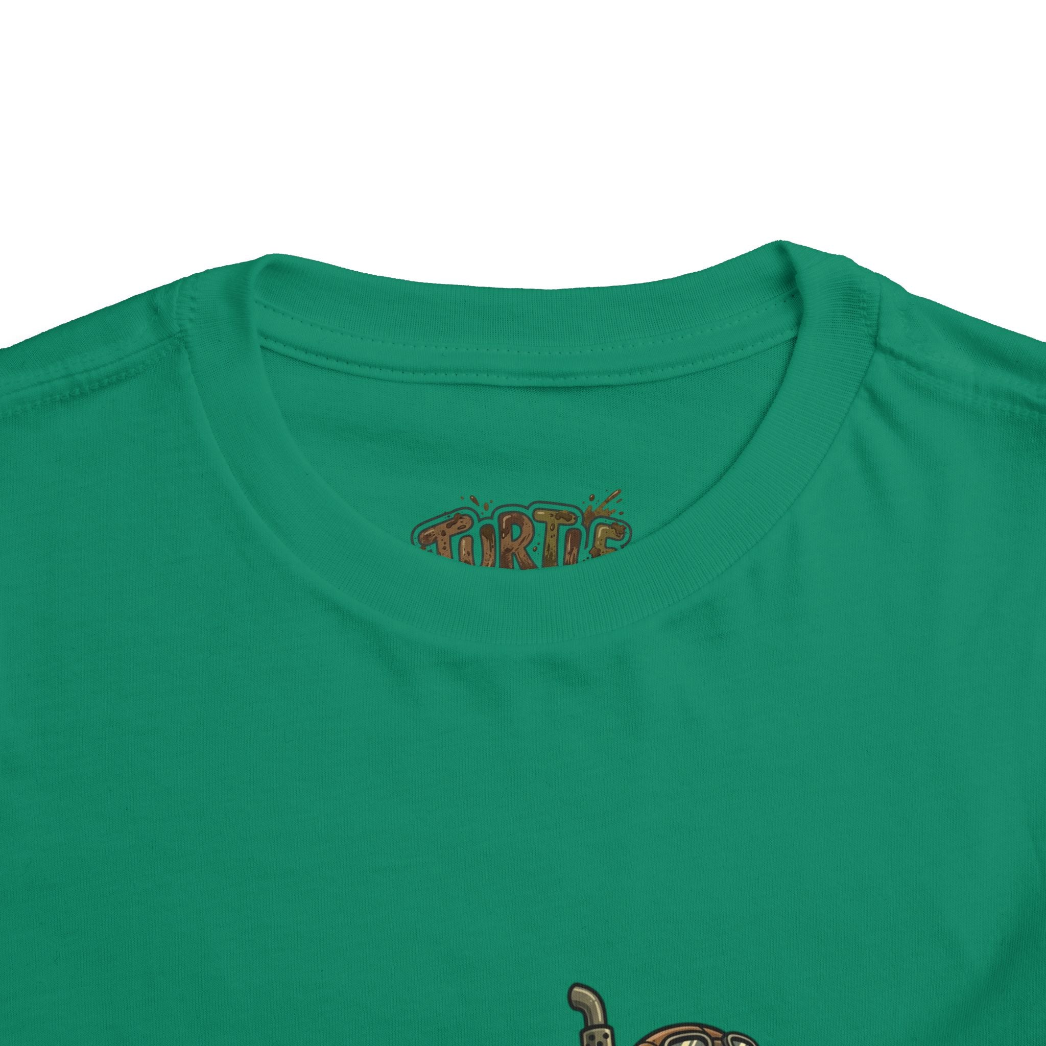 Toddler Tee — 'Turtle Man Mud King' Mud Truck Graphic