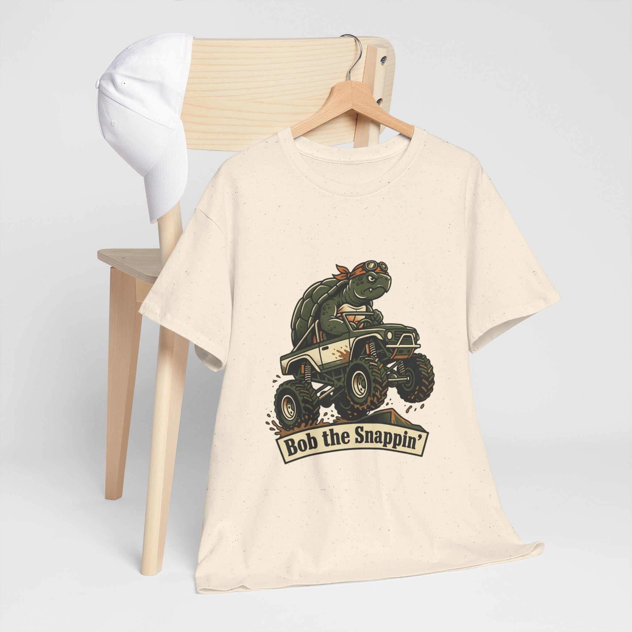T-Shirt — "Bob the Snappin'" Turtle Monster Truck Graphic Tee
