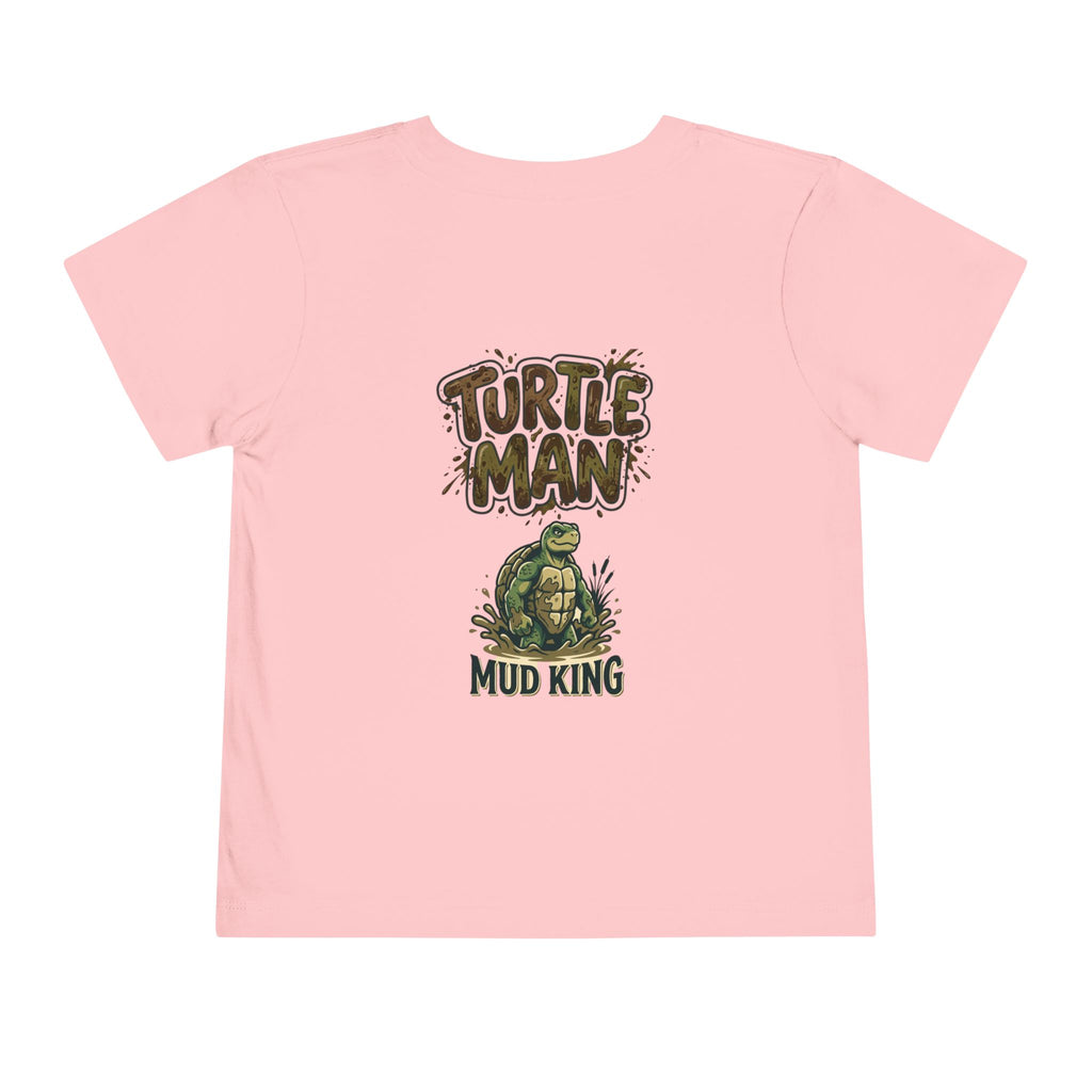 Toddler Tee — 'Turtle Man Mud King' Mud Truck Graphic