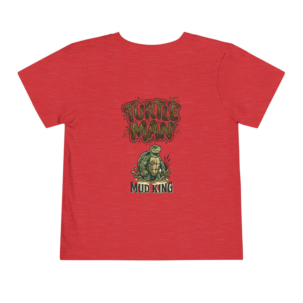 Toddler Tee — 'Turtle Man Mud King' Mud Truck Graphic