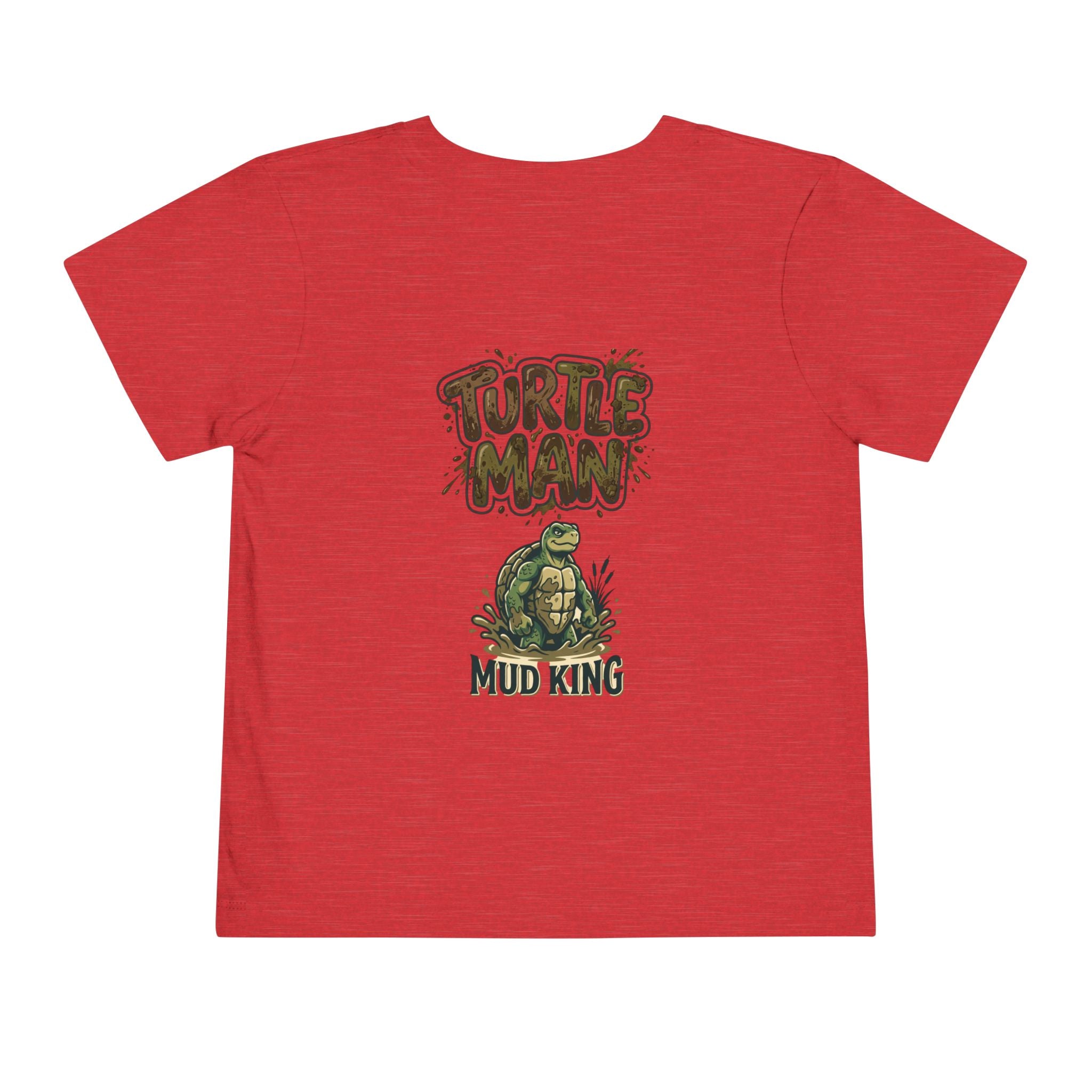 Toddler Tee — 'Turtle Man Mud King' Mud Truck Graphic