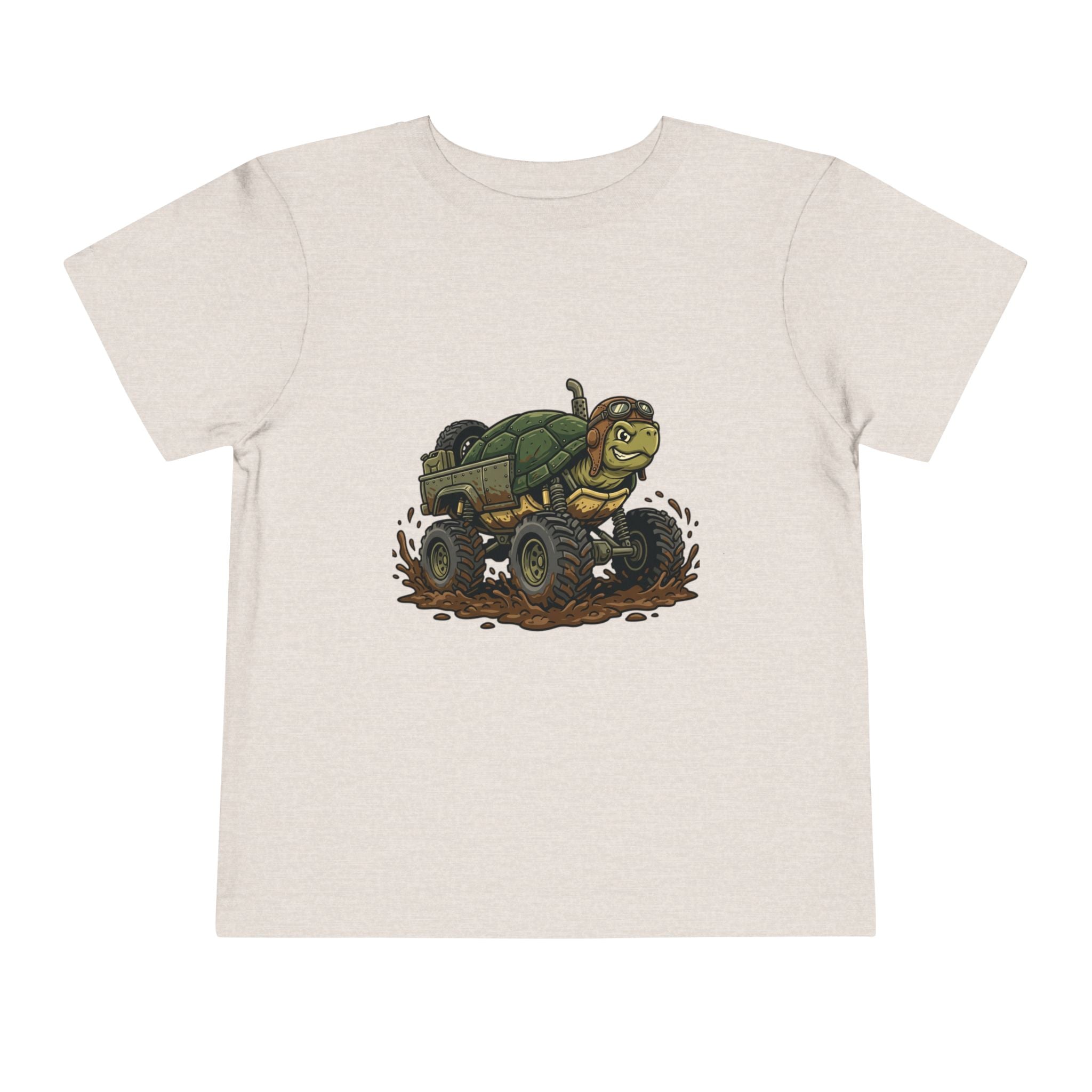 Toddler Tee — 'Turtle Man Mud King' Mud Truck Graphic