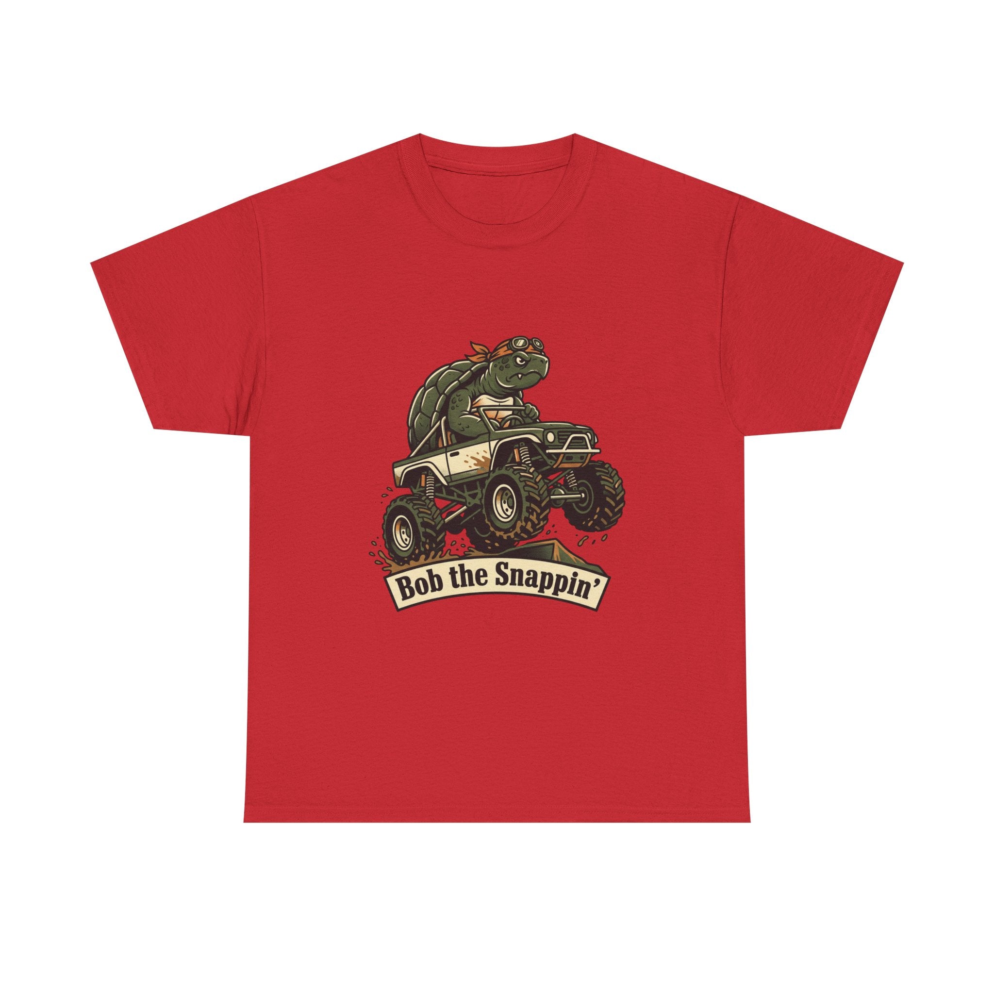 T-Shirt — "Bob the Snappin'" Turtle Monster Truck Graphic Tee