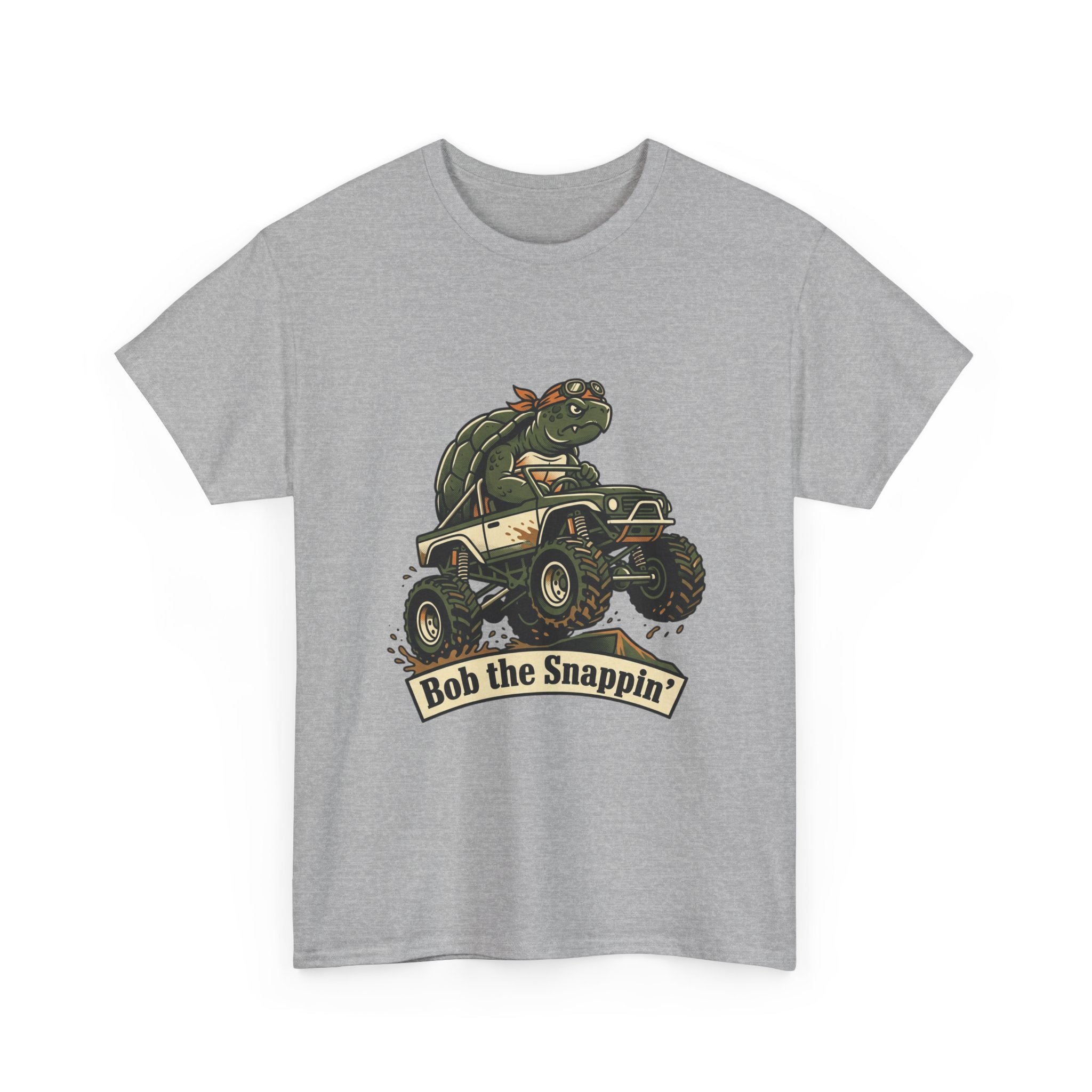 T-Shirt — "Bob the Snappin'" Turtle Monster Truck Graphic Tee