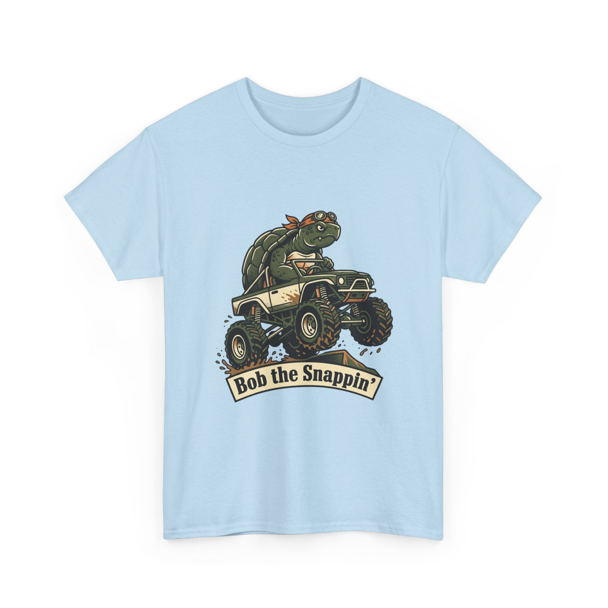 T-Shirt — "Bob the Snappin'" Turtle Monster Truck Graphic Tee