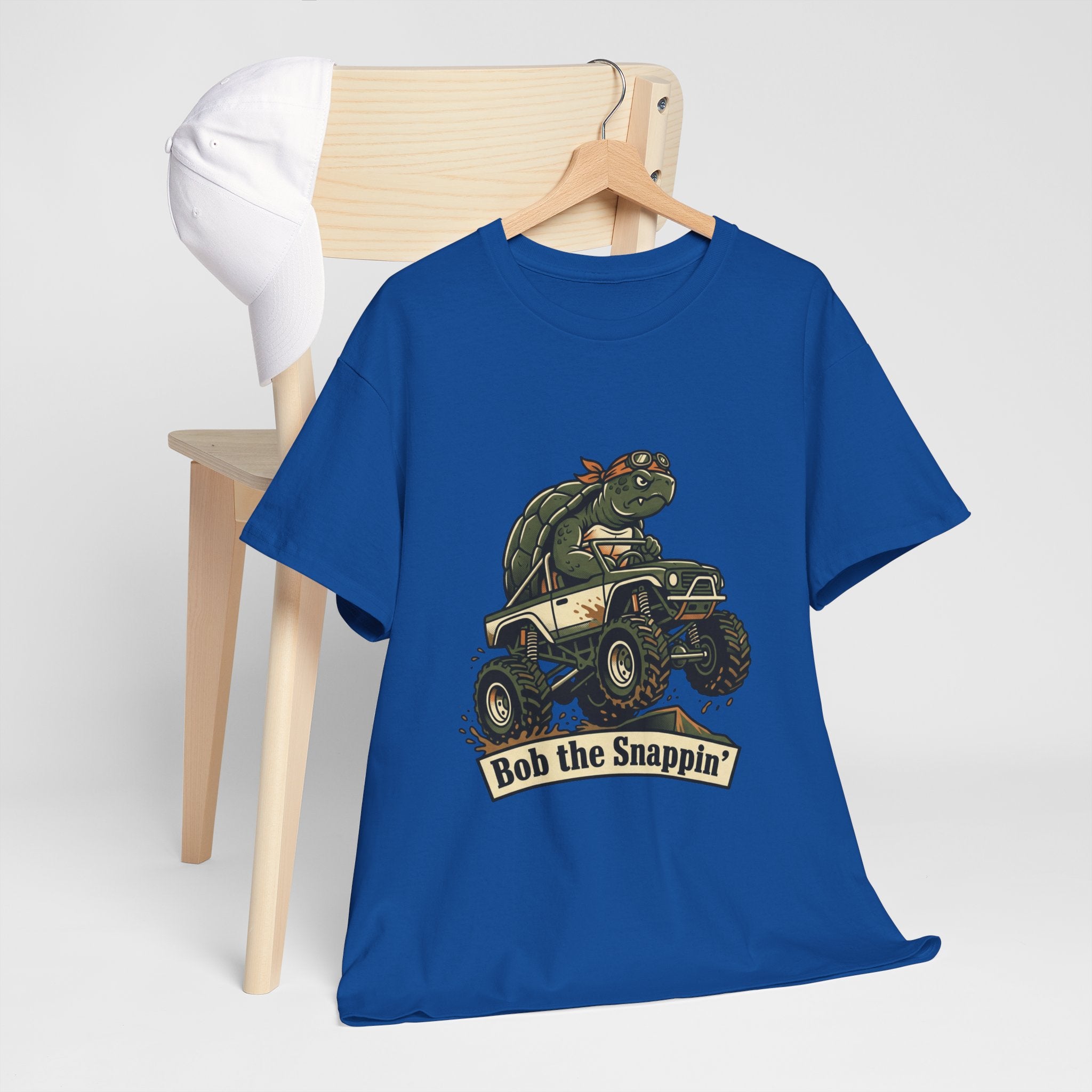 T-Shirt — "Bob the Snappin'" Turtle Monster Truck Graphic Tee