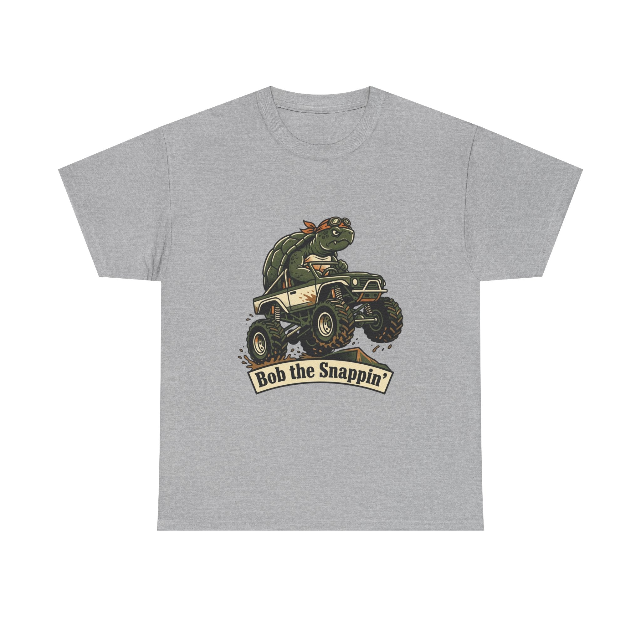 T-Shirt — "Bob the Snappin'" Turtle Monster Truck Graphic Tee