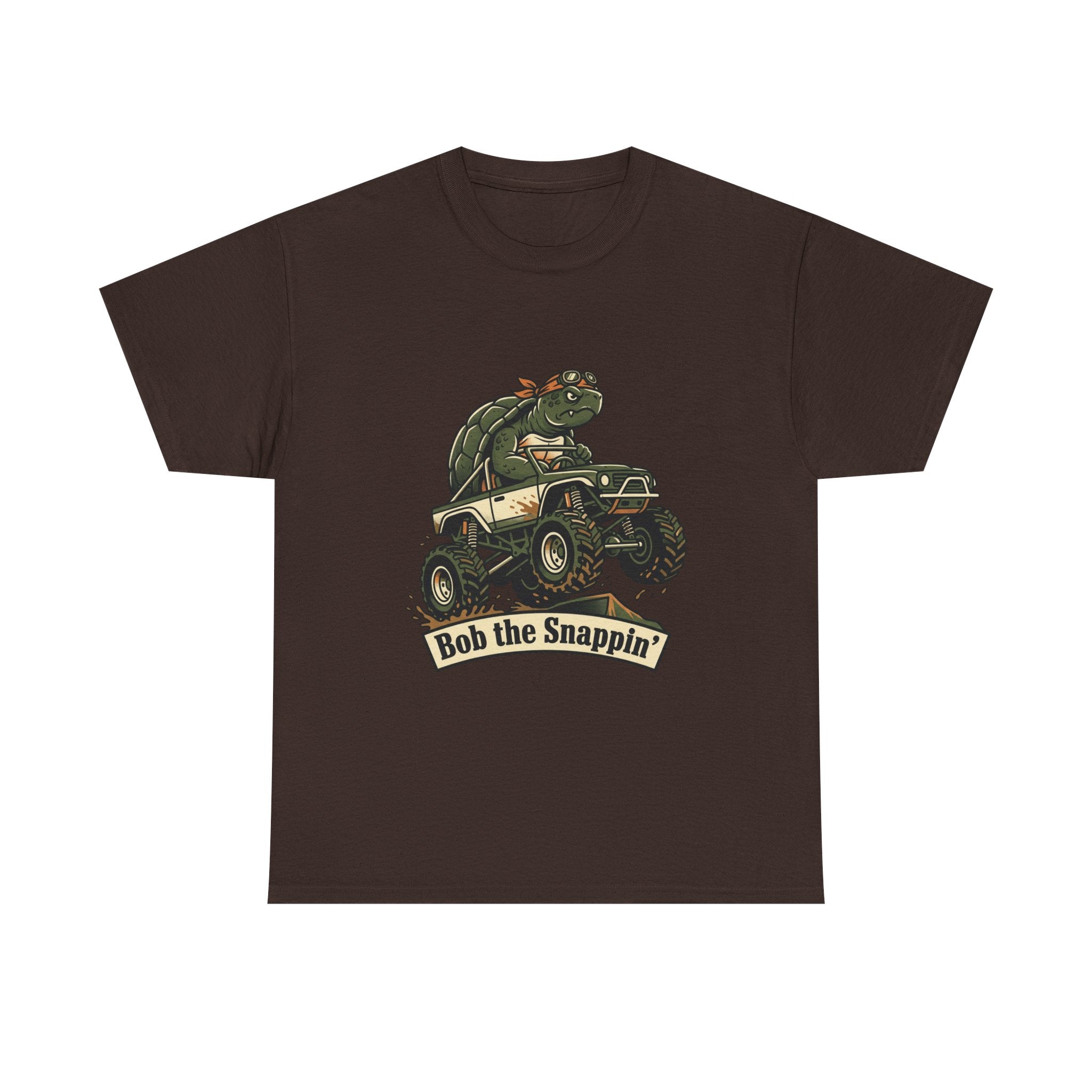 T-Shirt — "Bob the Snappin'" Turtle Monster Truck Graphic Tee