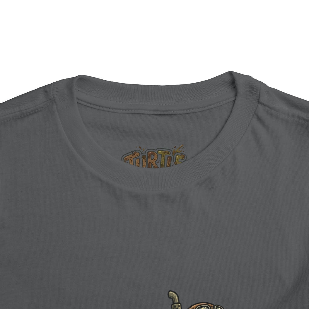 Toddler Tee — 'Turtle Man Mud King' Mud Truck Graphic