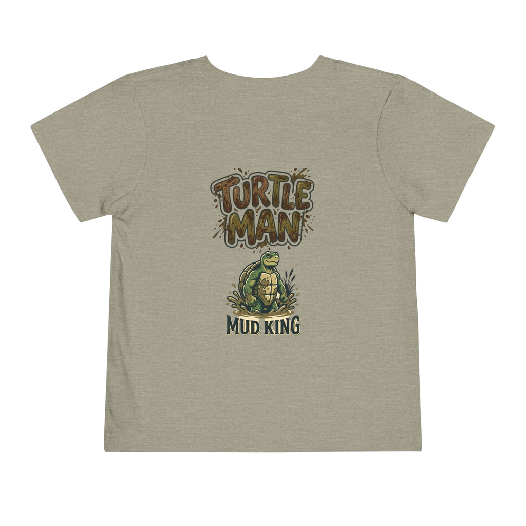 Toddler Tee — 'Turtle Man Mud King' Mud Truck Graphic