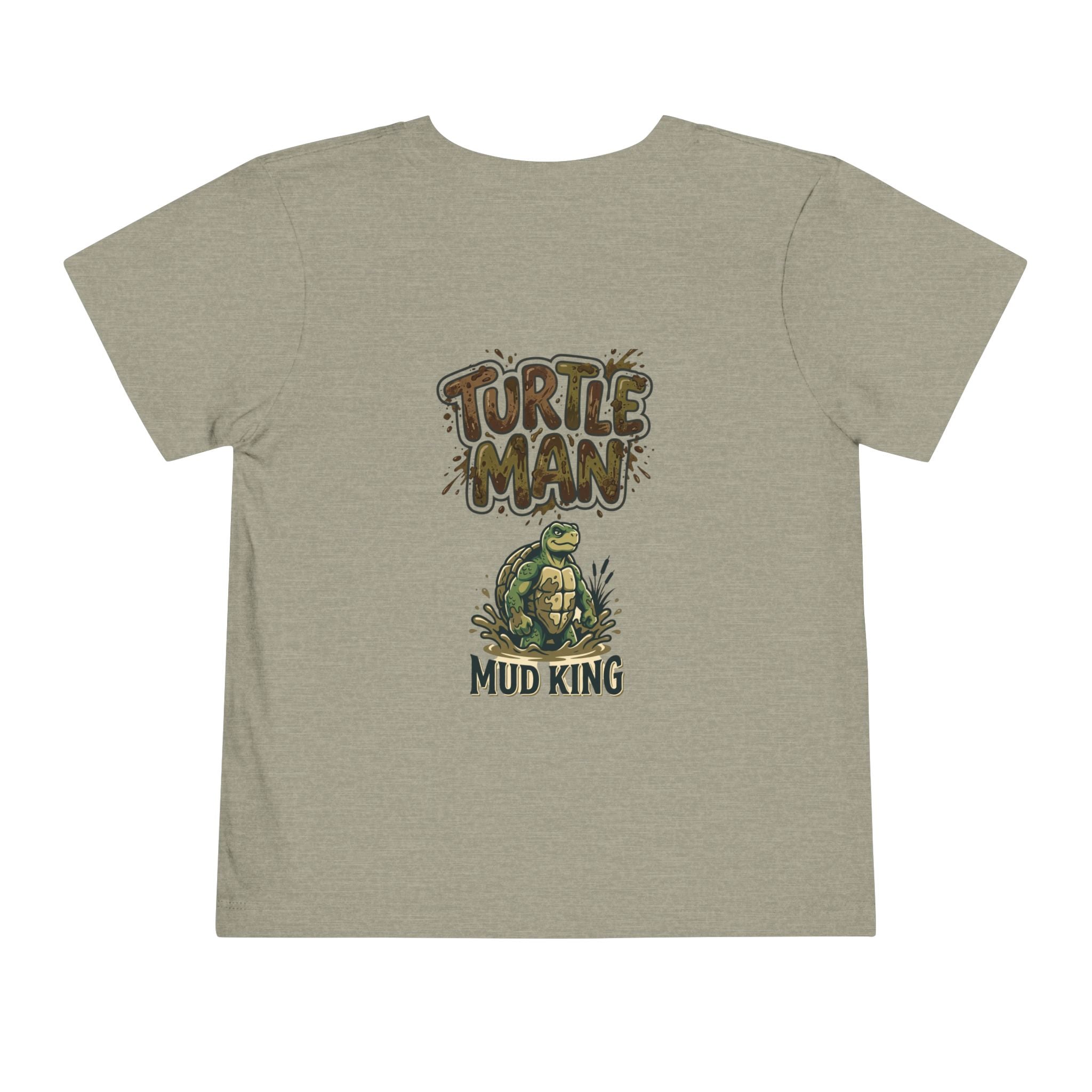 Toddler Tee — 'Turtle Man Mud King' Mud Truck Graphic