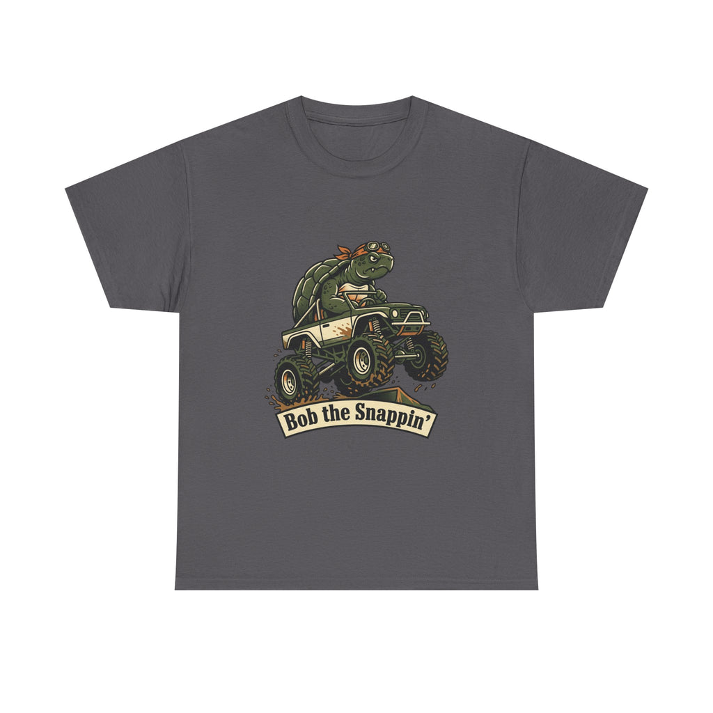 T-Shirt — "Bob the Snappin'" Turtle Monster Truck Graphic Tee