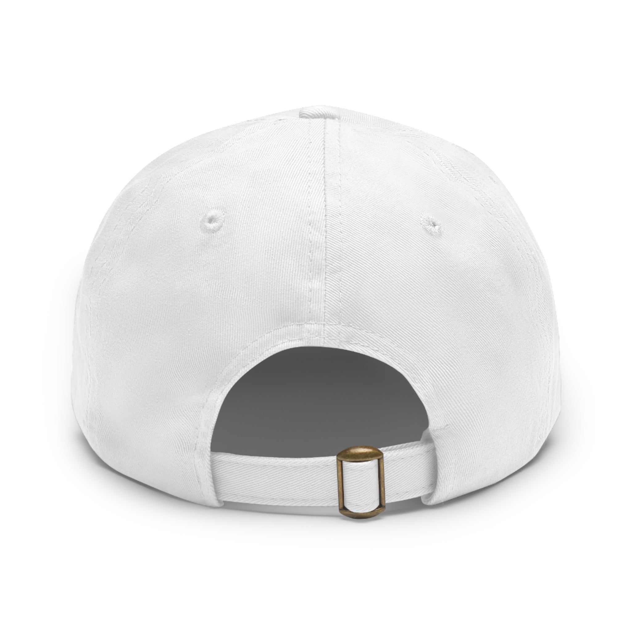 Turtle Logo Dad Hat with Leather Patch — Vintage Coastal Outdoors Cap