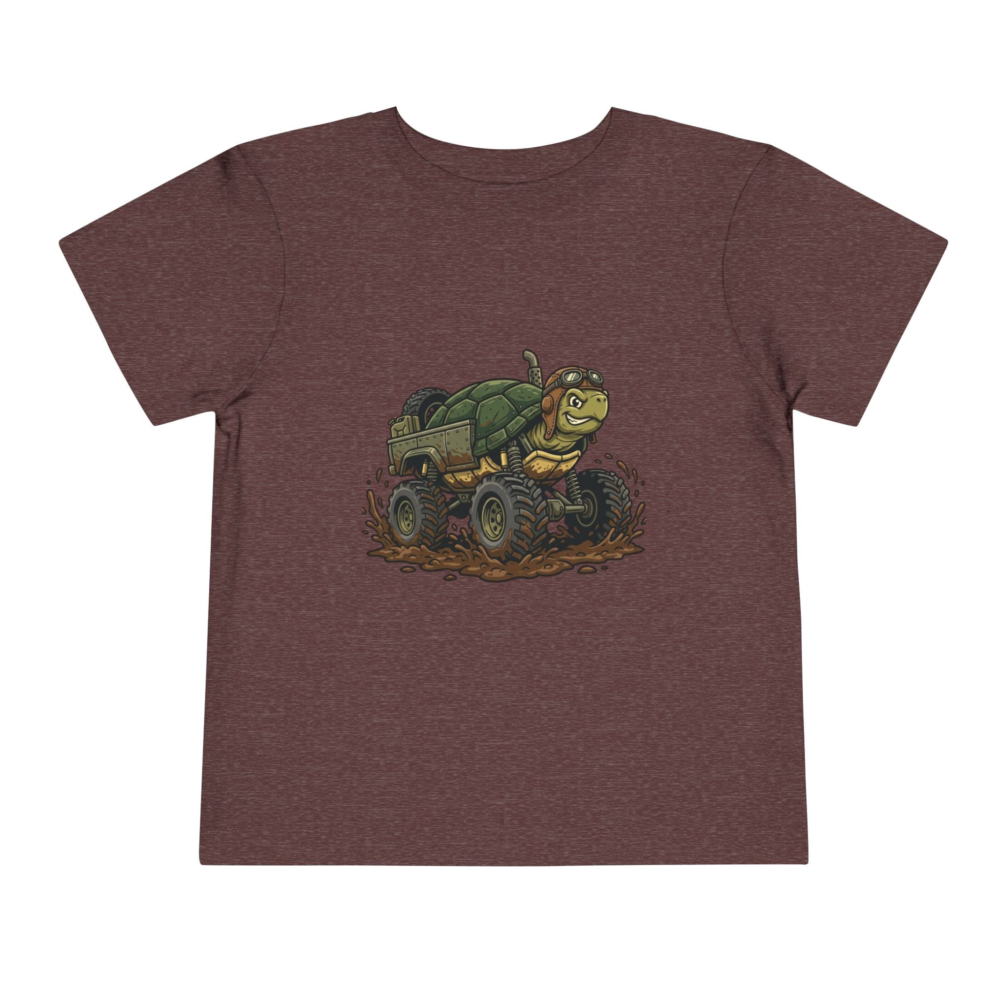 Toddler Tee — 'Turtle Man Mud King' Mud Truck Graphic