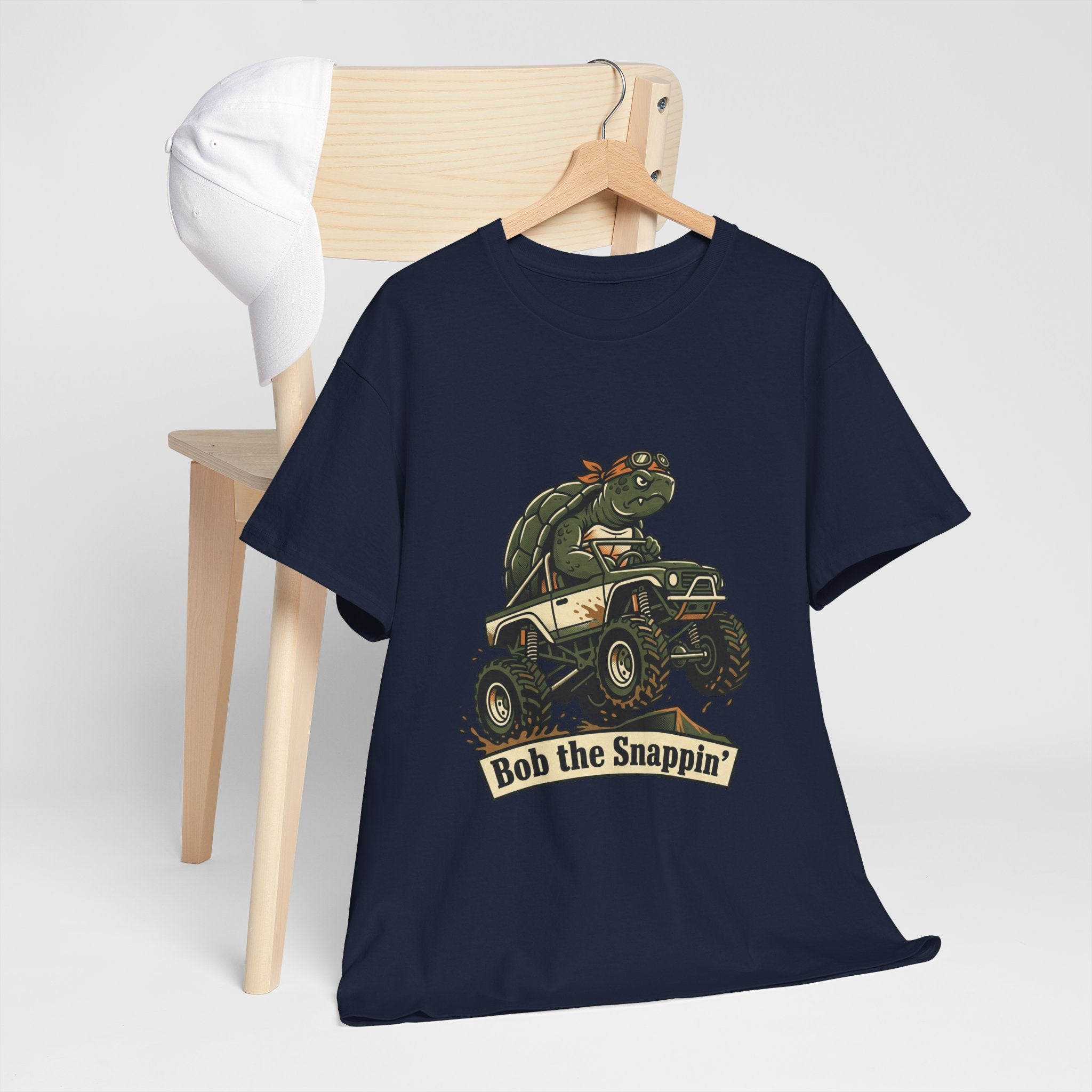 T-Shirt — "Bob the Snappin'" Turtle Monster Truck Graphic Tee