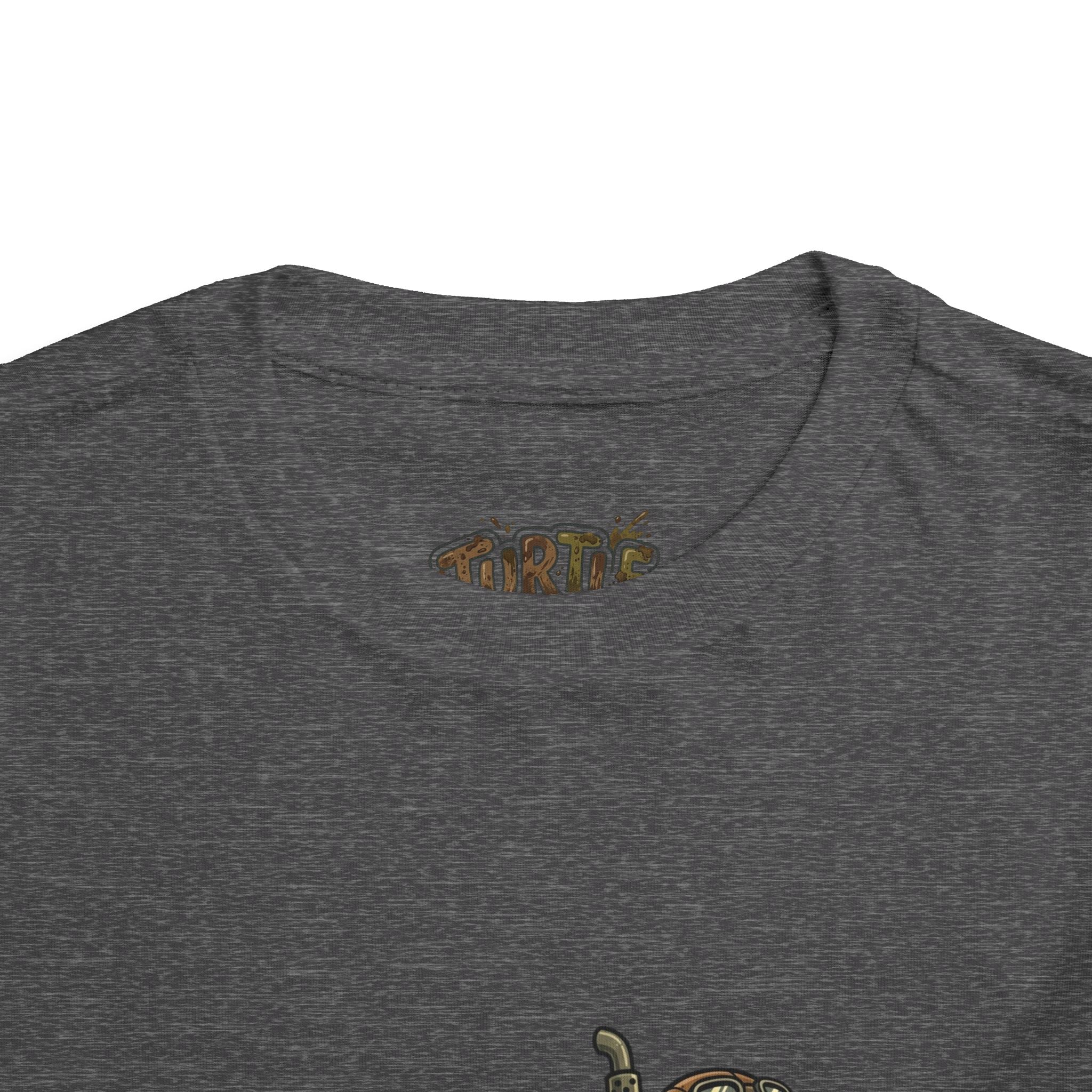 Toddler Tee — 'Turtle Man Mud King' Mud Truck Graphic