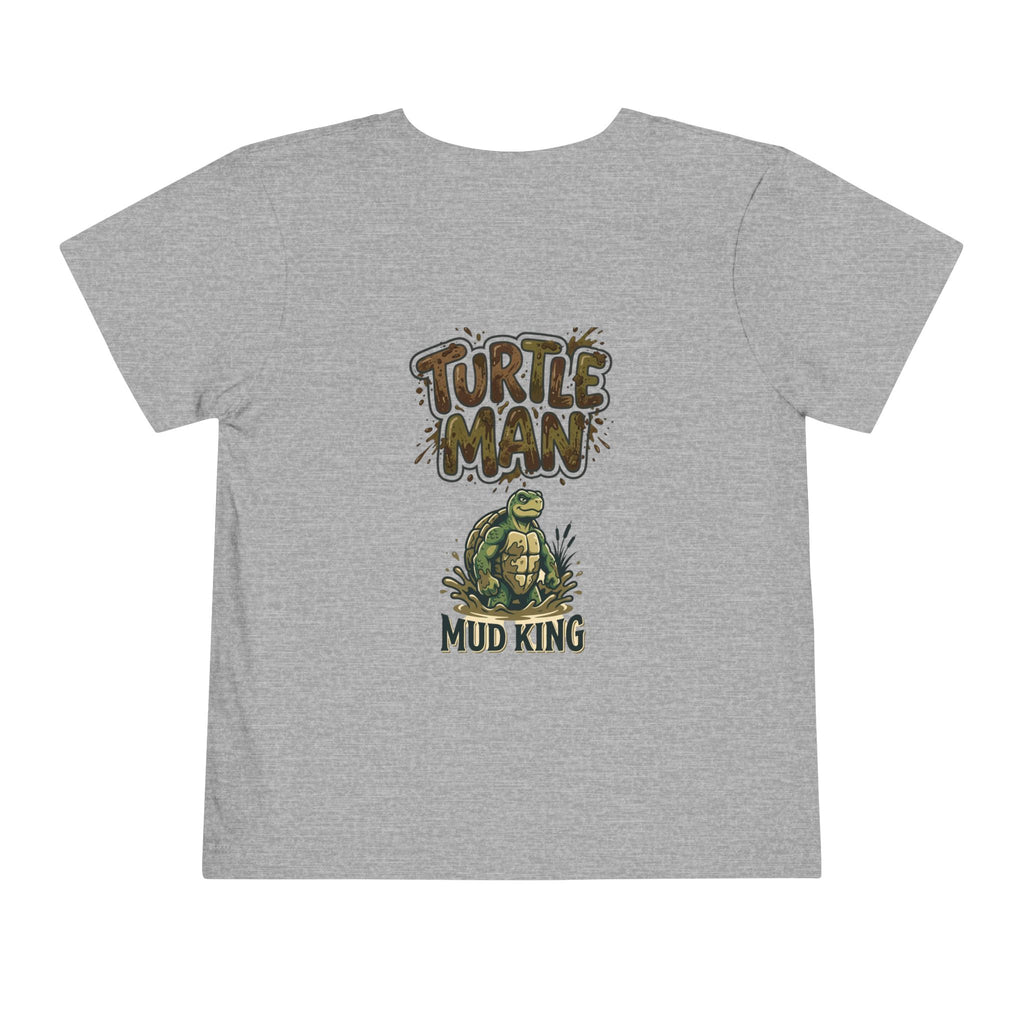 Toddler Tee — 'Turtle Man Mud King' Mud Truck Graphic