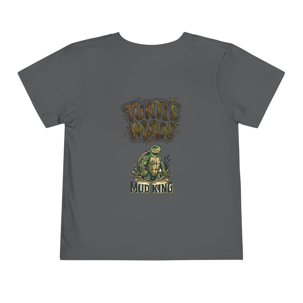 Toddler Tee — 'Turtle Man Mud King' Mud Truck Graphic