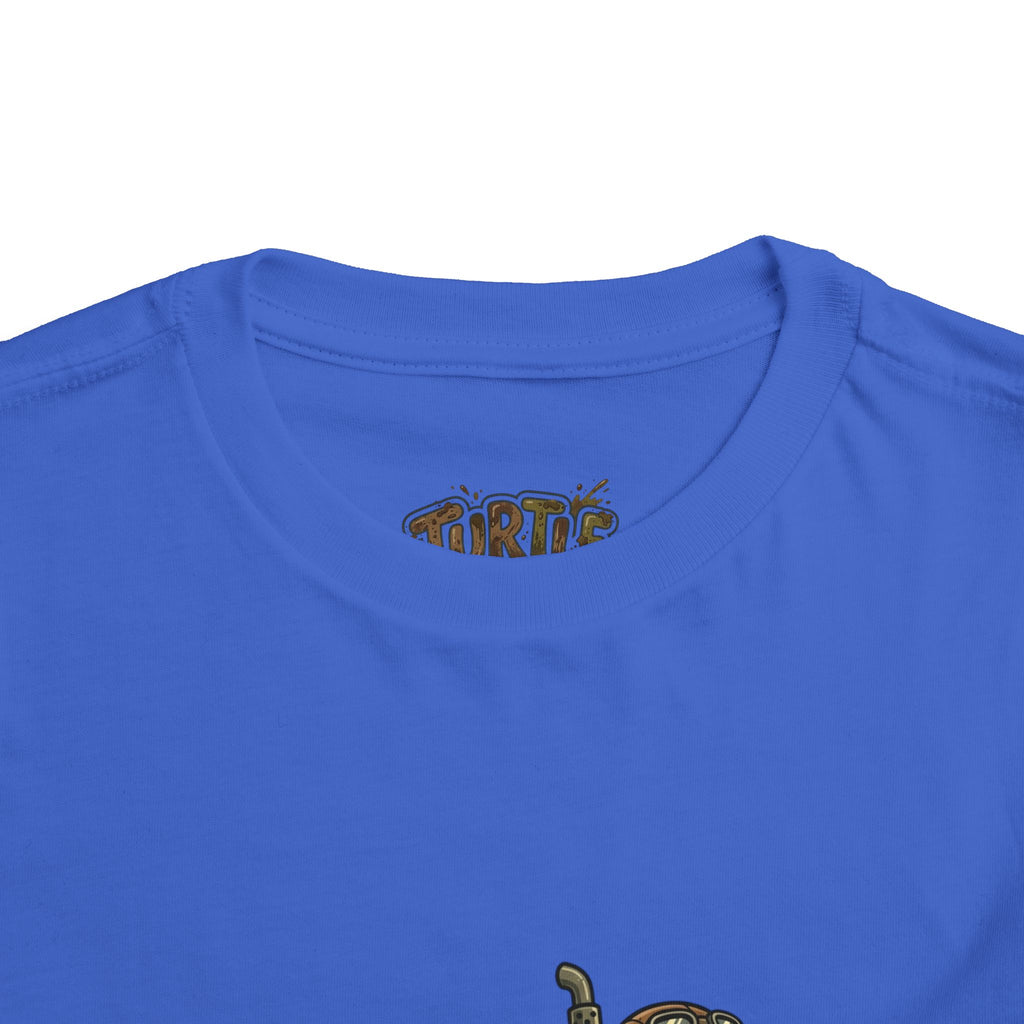Toddler Tee — 'Turtle Man Mud King' Mud Truck Graphic