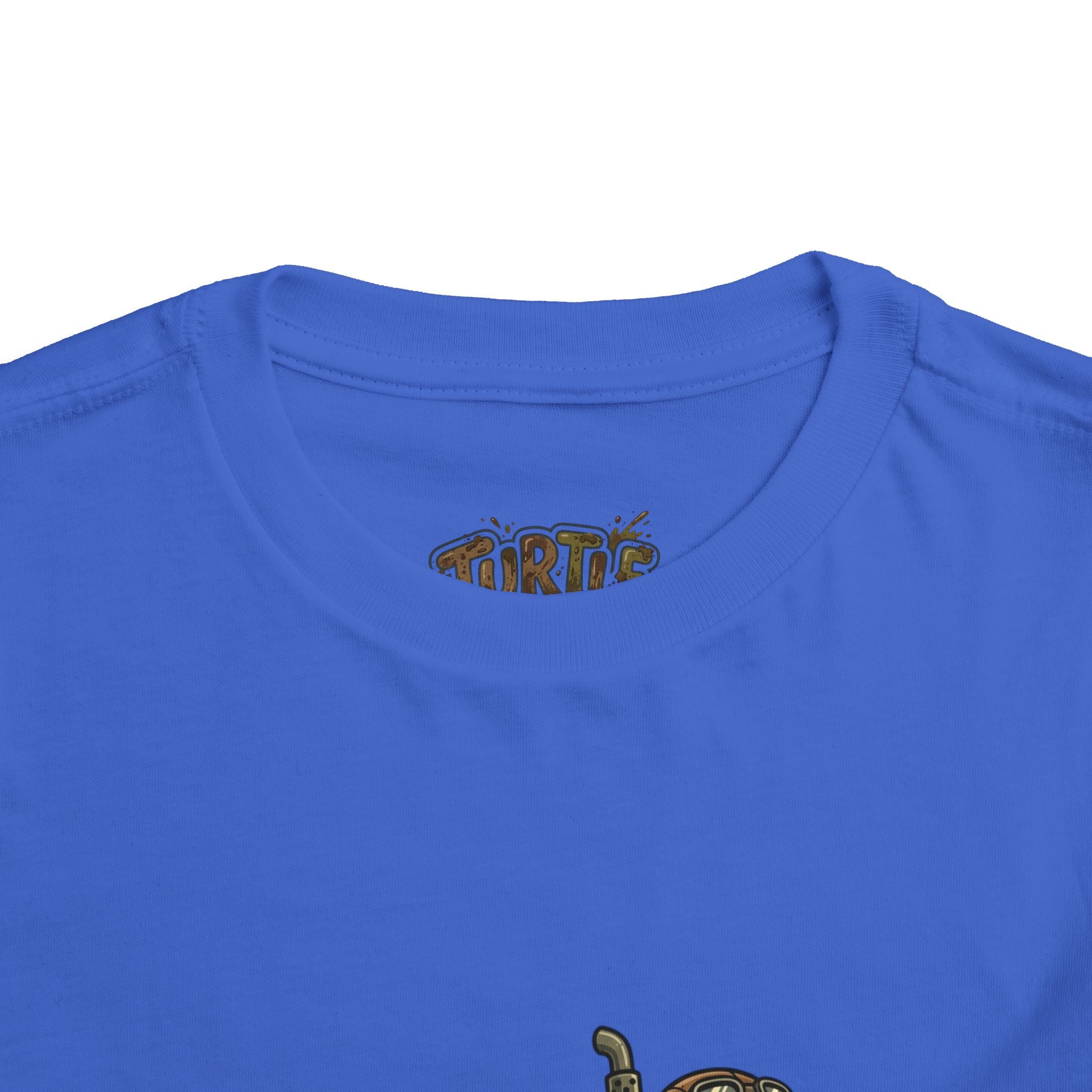 Toddler Tee — 'Turtle Man Mud King' Mud Truck Graphic