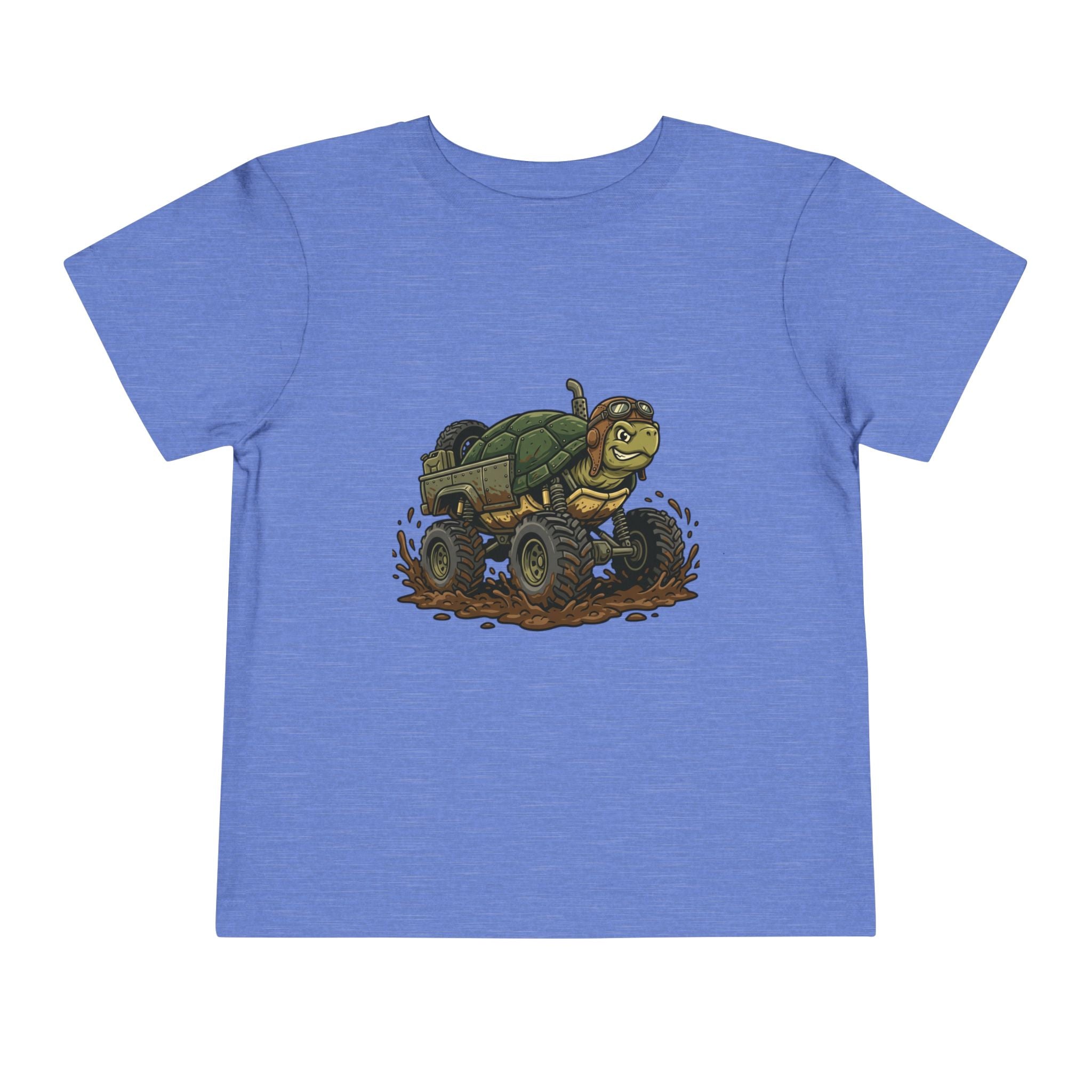 Toddler Tee — 'Turtle Man Mud King' Mud Truck Graphic