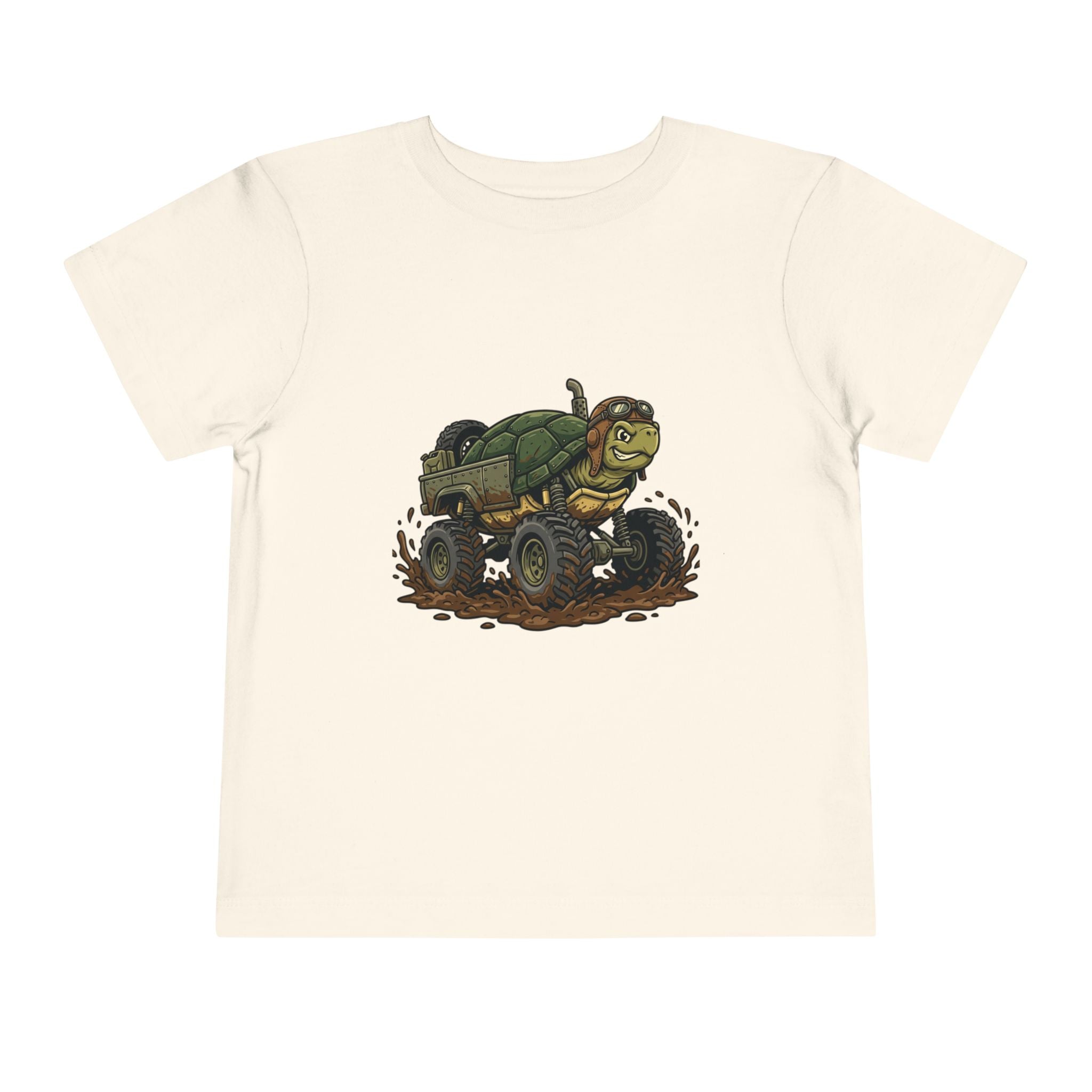 Toddler Tee — 'Turtle Man Mud King' Mud Truck Graphic