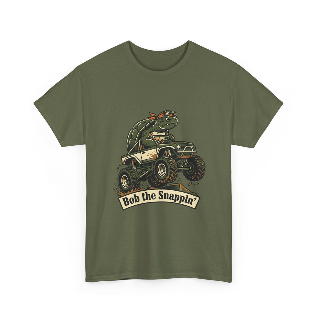 T-Shirt — "Bob the Snappin'" Turtle Monster Truck Graphic Tee