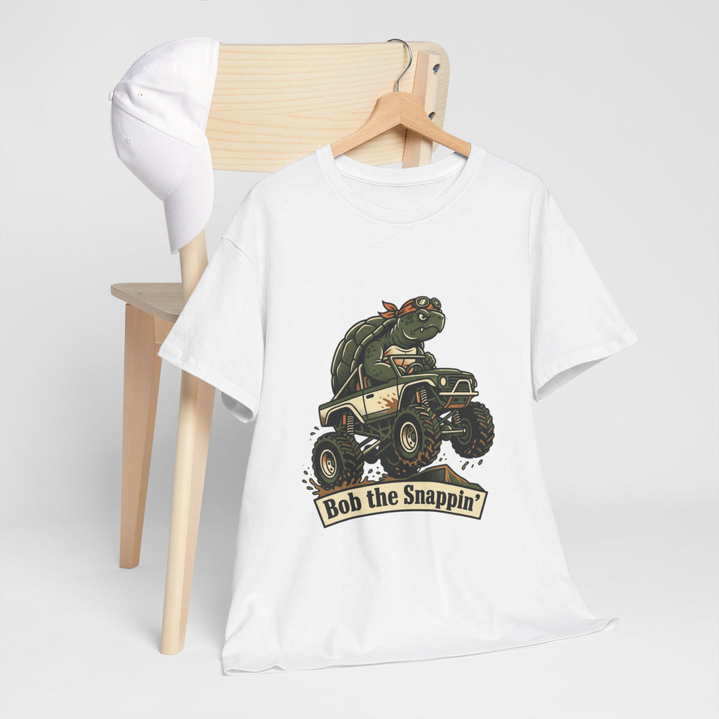 T-Shirt — "Bob the Snappin'" Turtle Monster Truck Graphic Tee