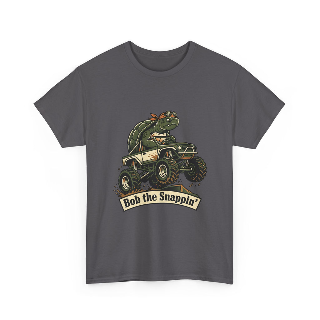 T-Shirt — "Bob the Snappin'" Turtle Monster Truck Graphic Tee